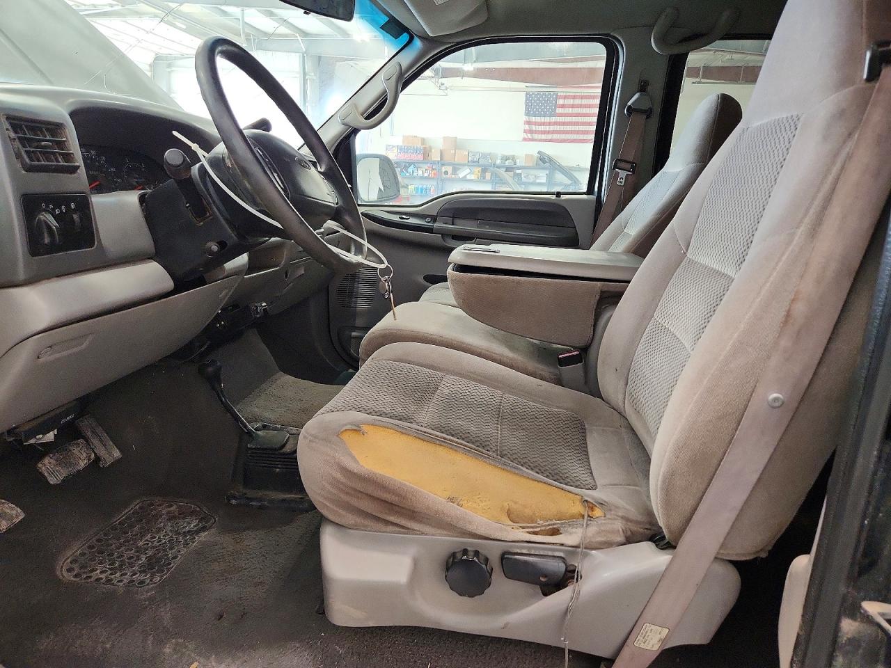 2001 Ford F250 Super Duty Green vin: 1FTNW21F71EA42429