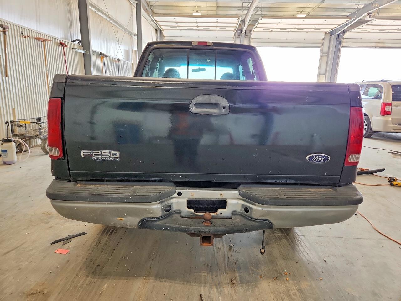 2001 Ford F250 Super Duty Green vin: 1FTNW21F71EA42429