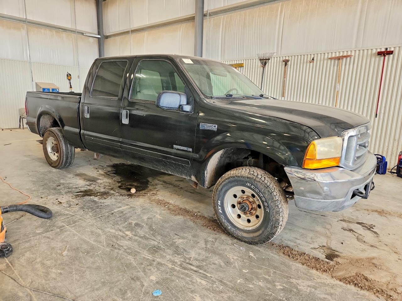 2001 Ford F250 Super Duty Green vin: 1FTNW21F71EA42429