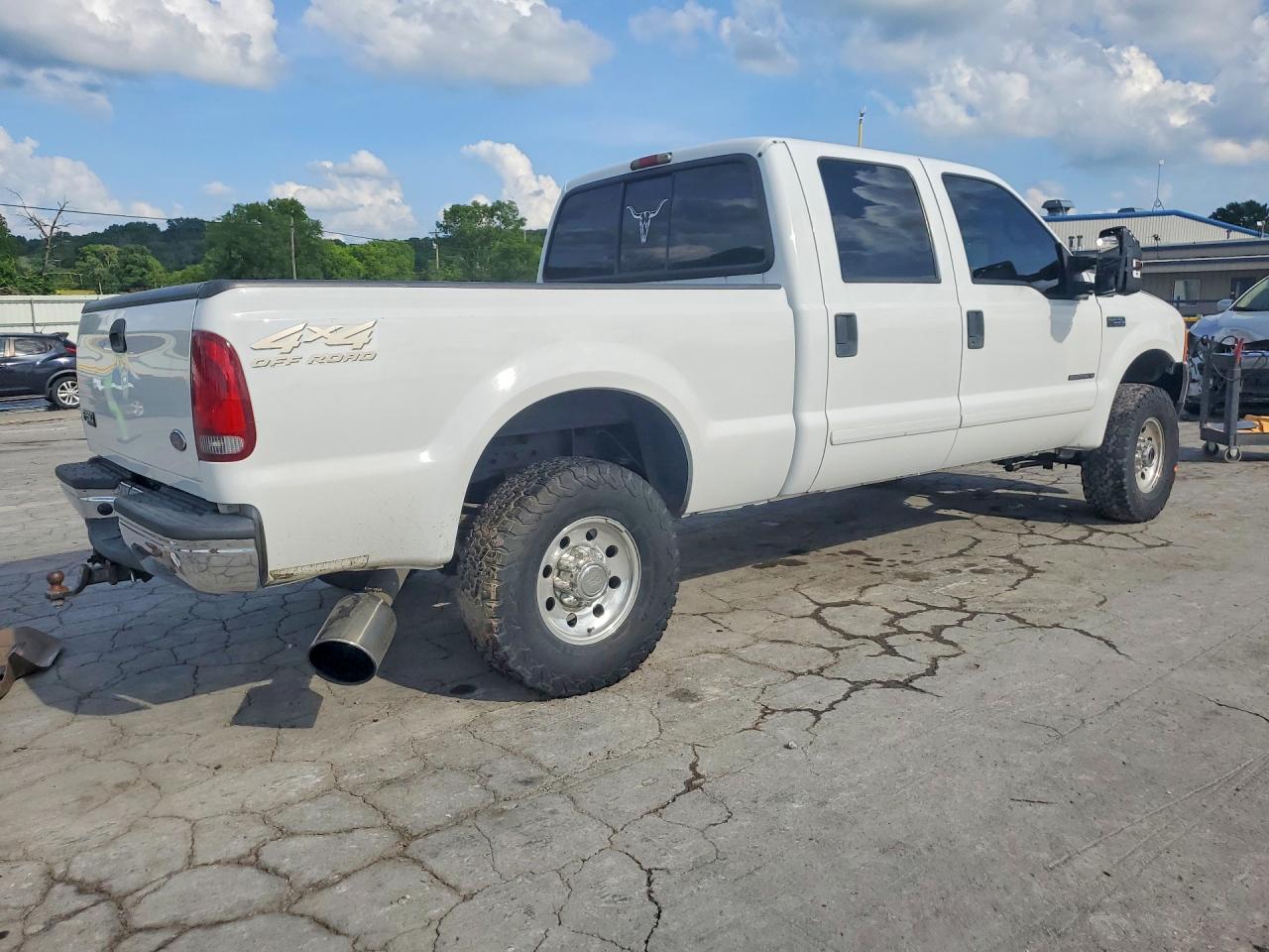2001 Ford F250 Super Duty White vin: 1FTNW21F71EC53744