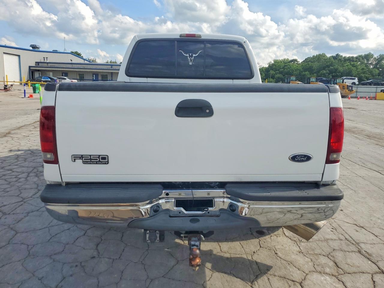 2001 Ford F250 Super Duty White vin: 1FTNW21F71EC53744