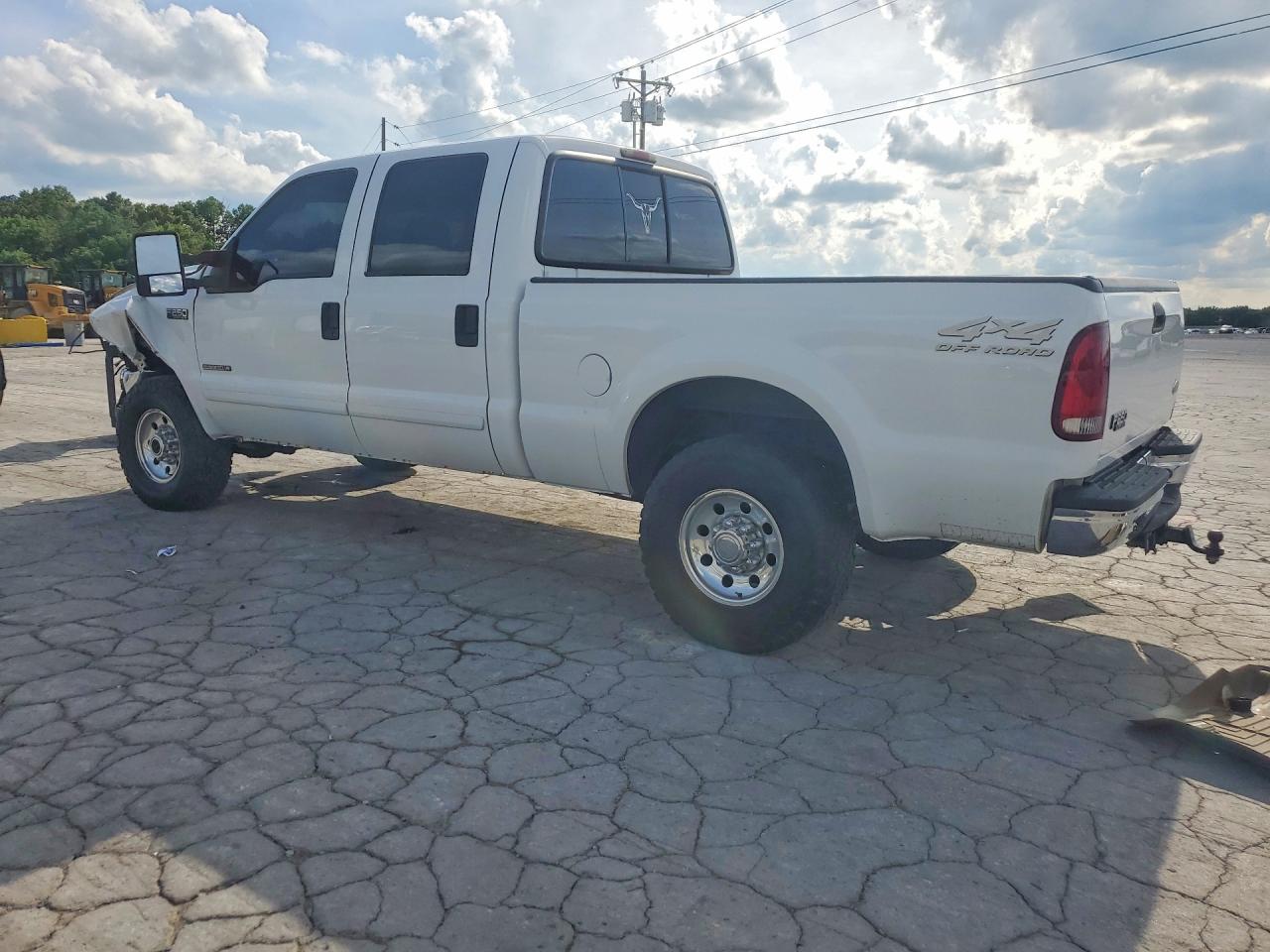 2001 Ford F250 Super Duty White vin: 1FTNW21F71EC53744