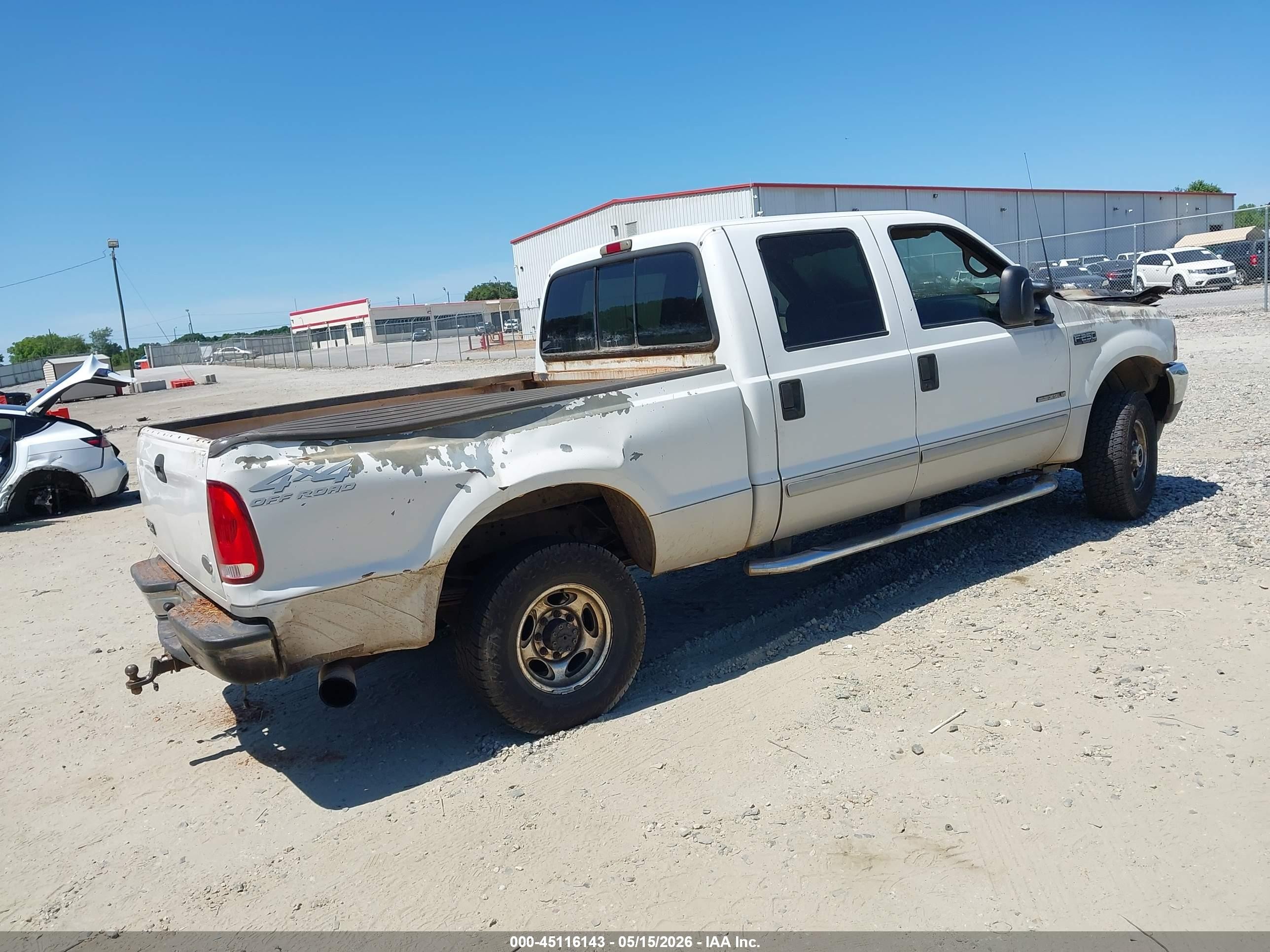 2002 Ford F-250 Lariat/xl/xlt White vin: 1FTNW21F72EA22246