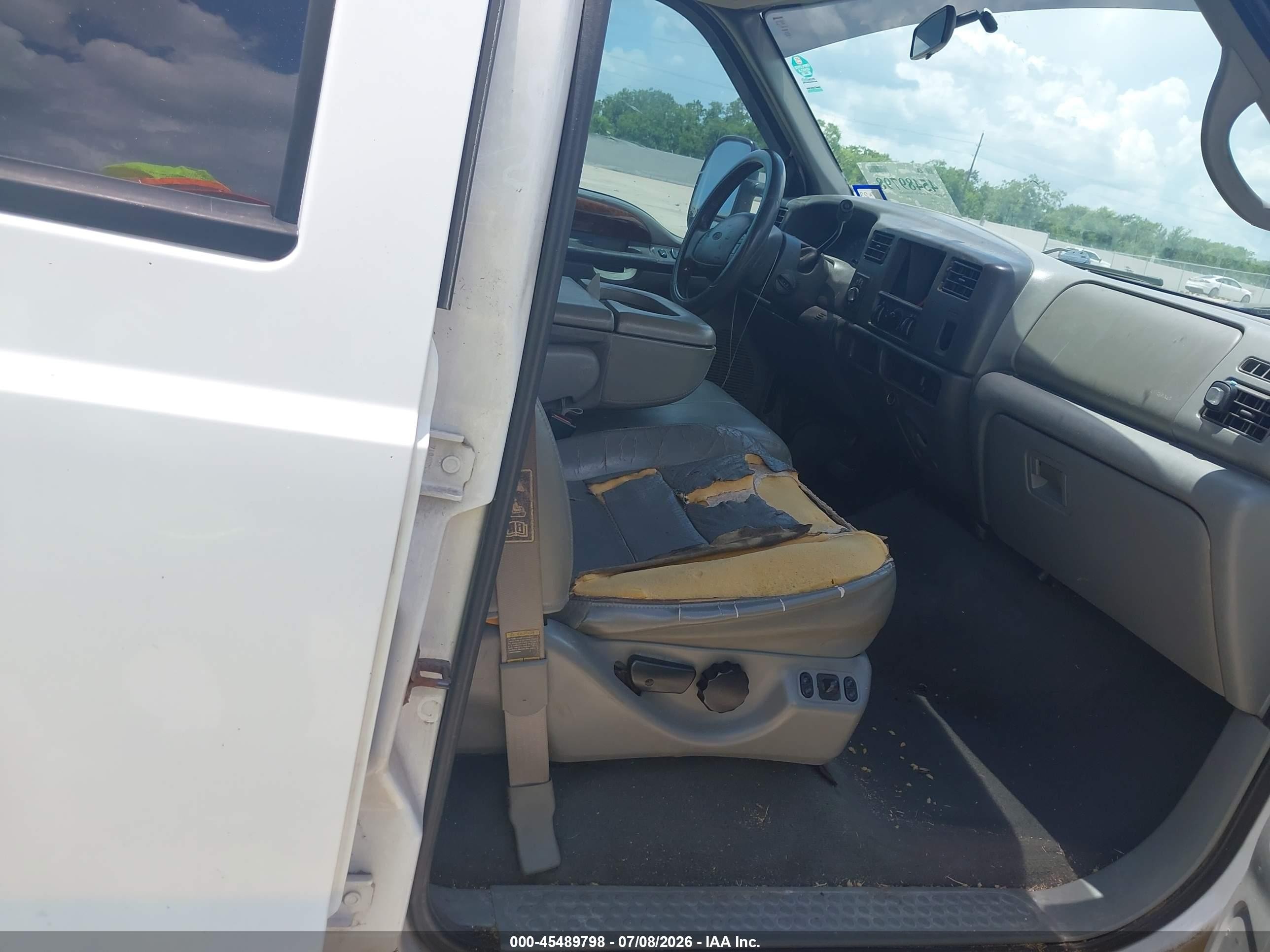 2002 Ford F-250 Lariat/xl/xlt White vin: 1FTNW21F72EB76763