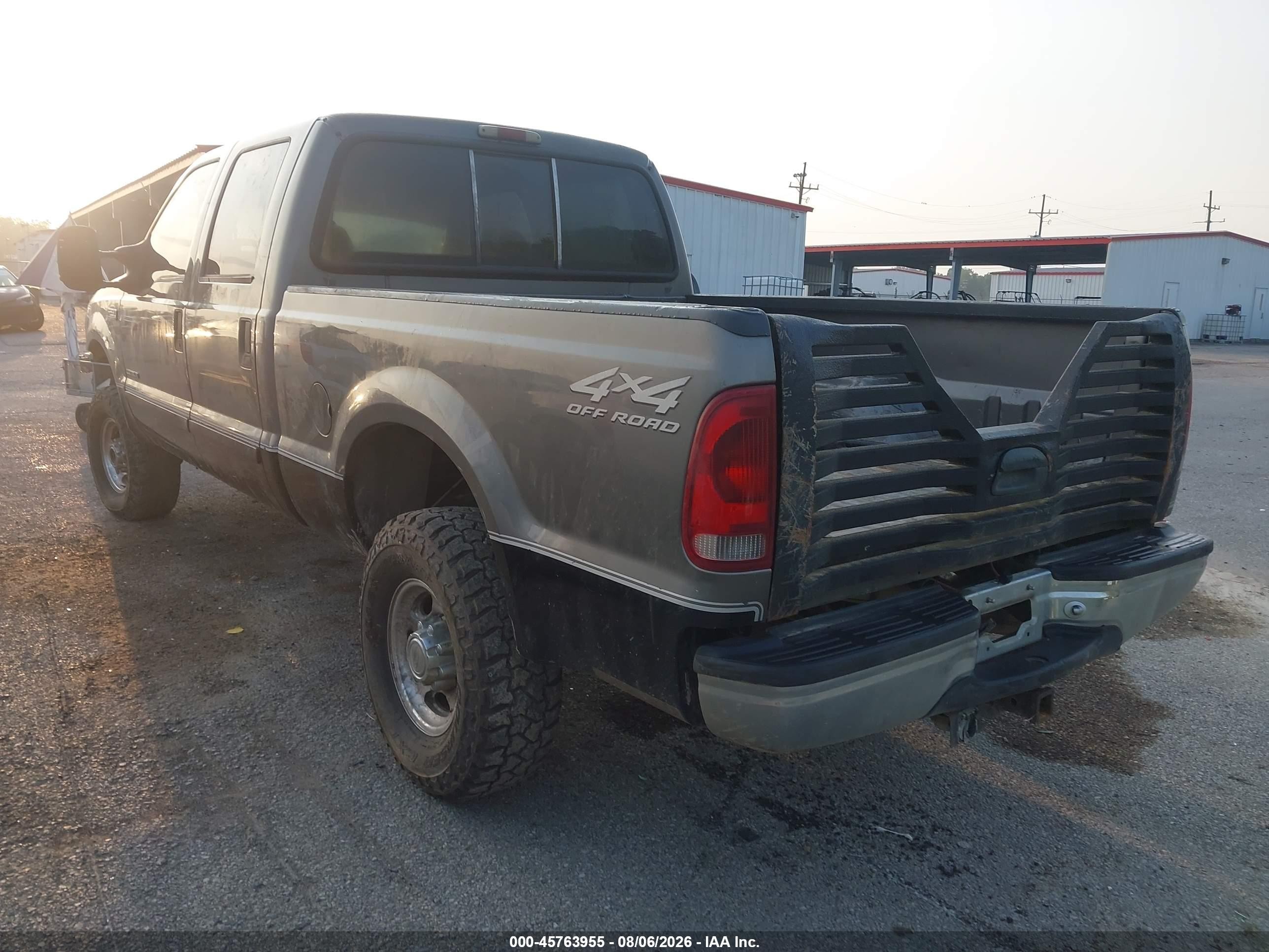 2002 Ford F-250 Lariat/xl/xlt Gray vin: 1FTNW21F72EC38582