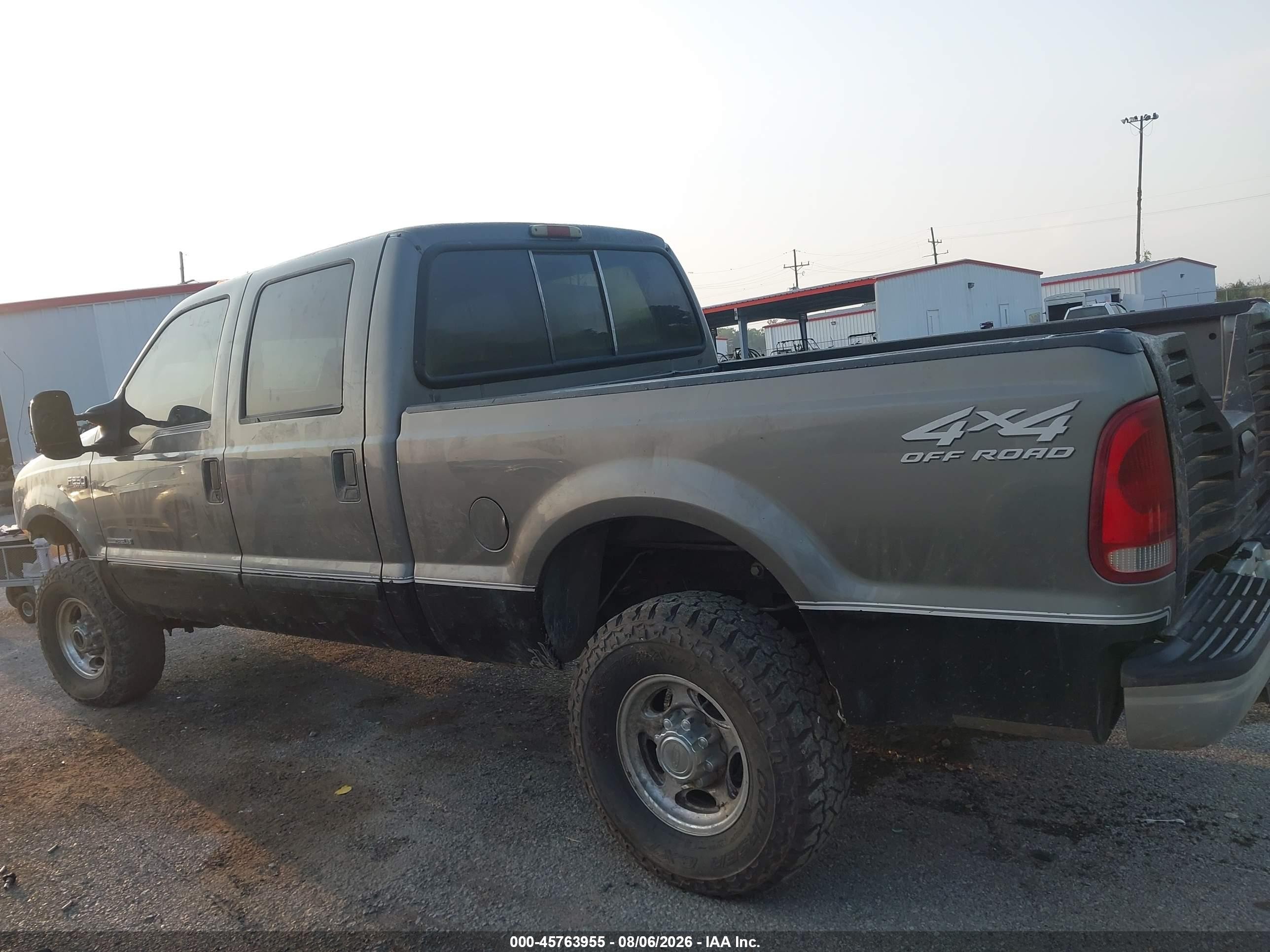 2002 Ford F-250 Lariat/xl/xlt Gray vin: 1FTNW21F72EC38582