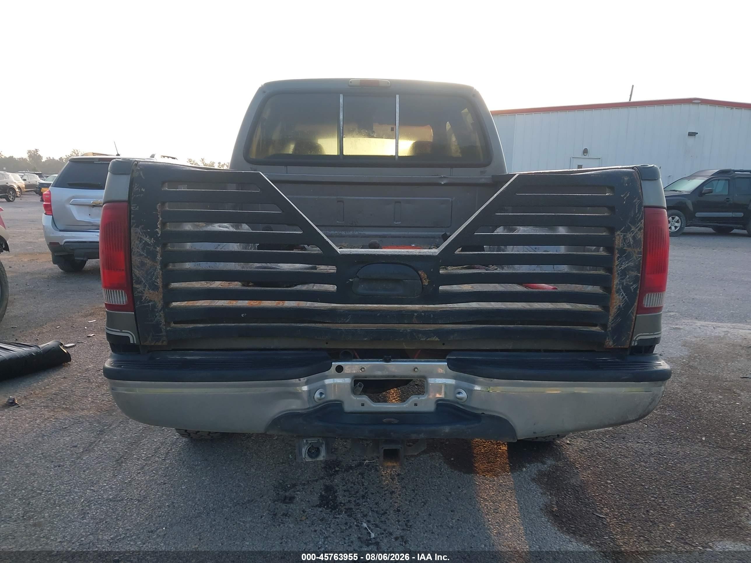 2002 Ford F-250 Lariat/xl/xlt Gray vin: 1FTNW21F72EC38582
