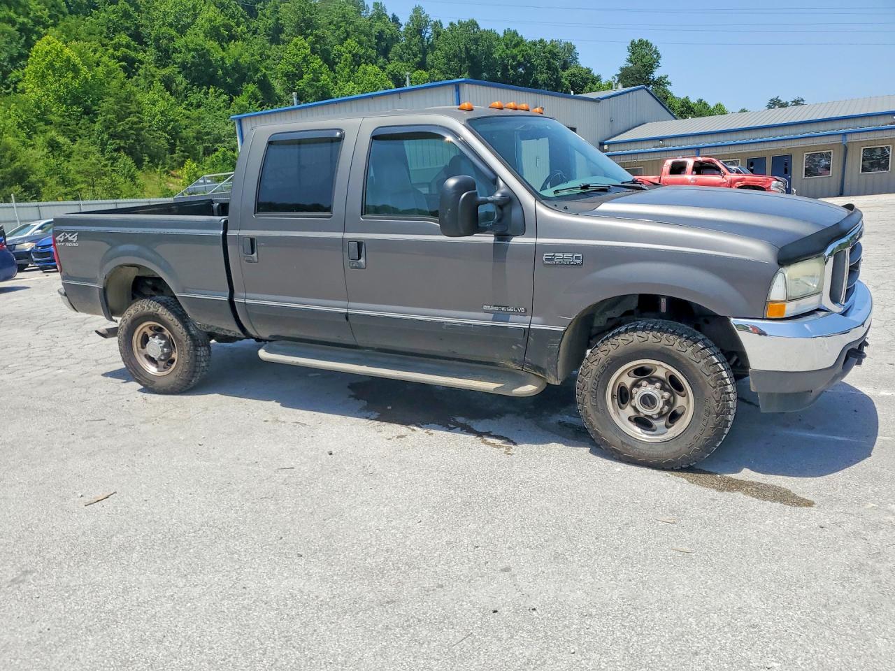 2002 Ford F250 Super Duty Gray vin: 1FTNW21F72ED37872