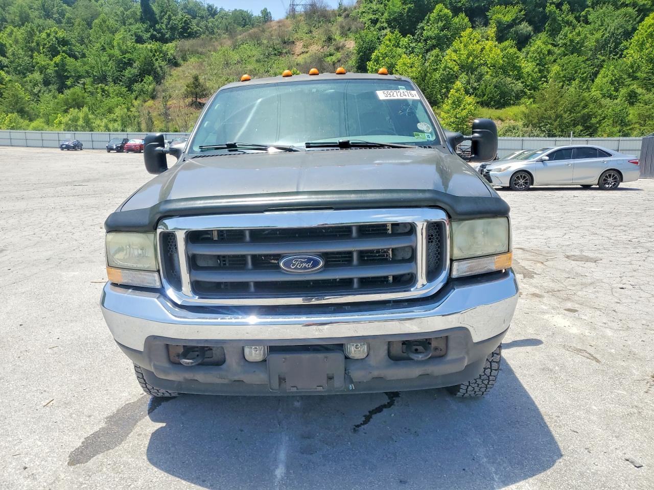 2002 Ford F250 Super Duty Gray vin: 1FTNW21F72ED37872