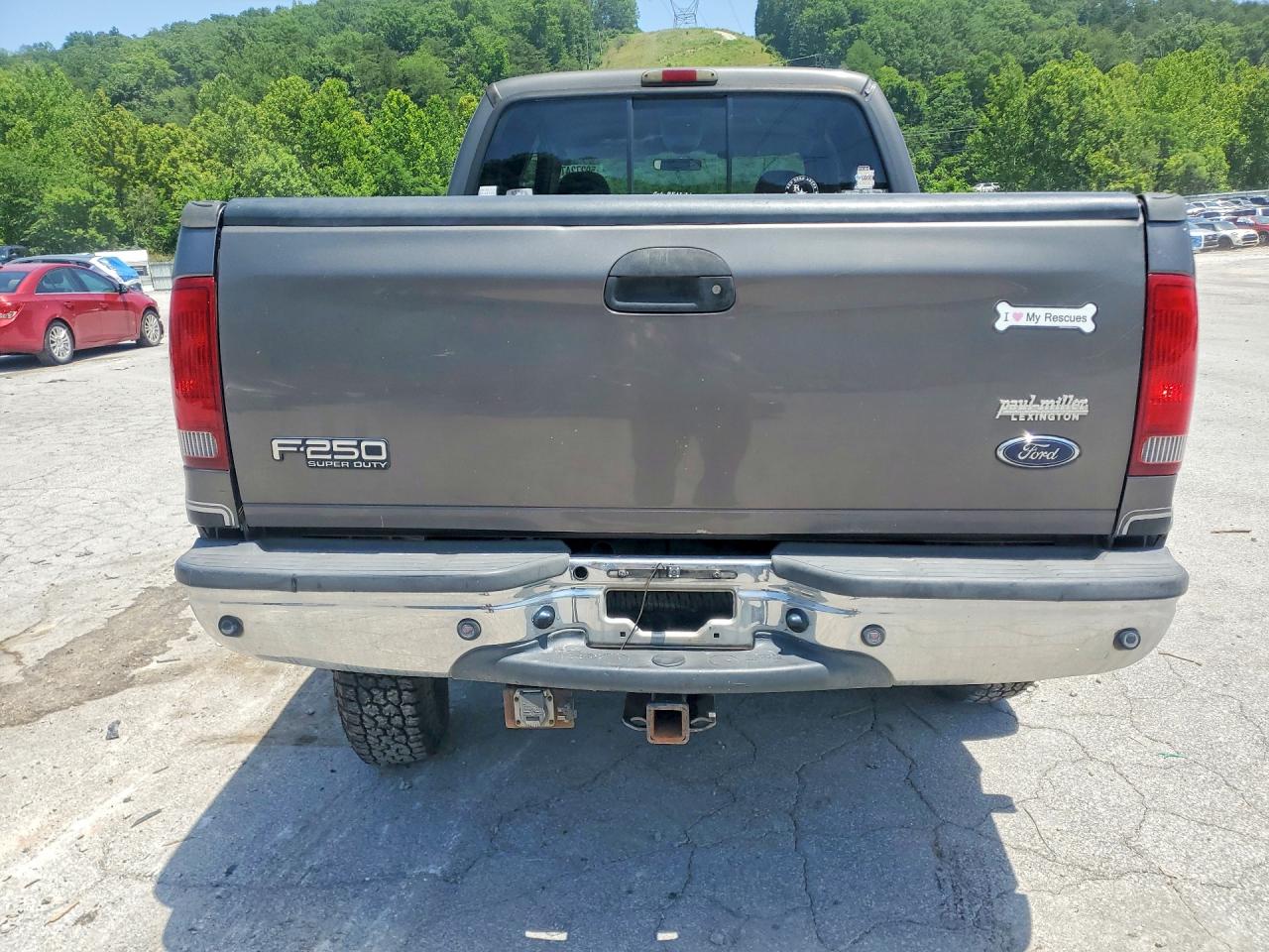 2002 Ford F250 Super Duty Gray vin: 1FTNW21F72ED37872