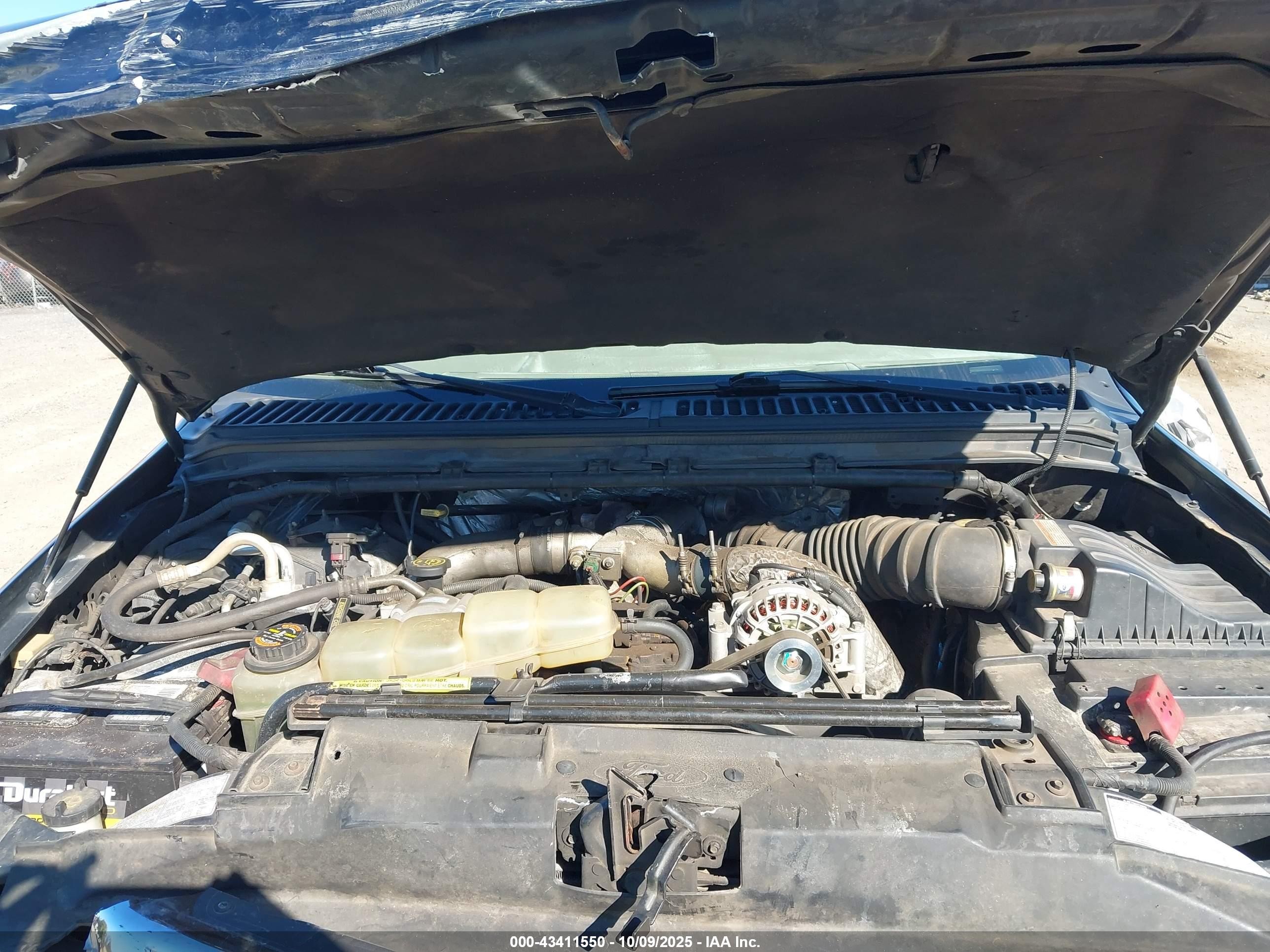 2000 Ford F-250 Lariat/xl/xlt Blue vin: 1FTNW21F7YEC70568