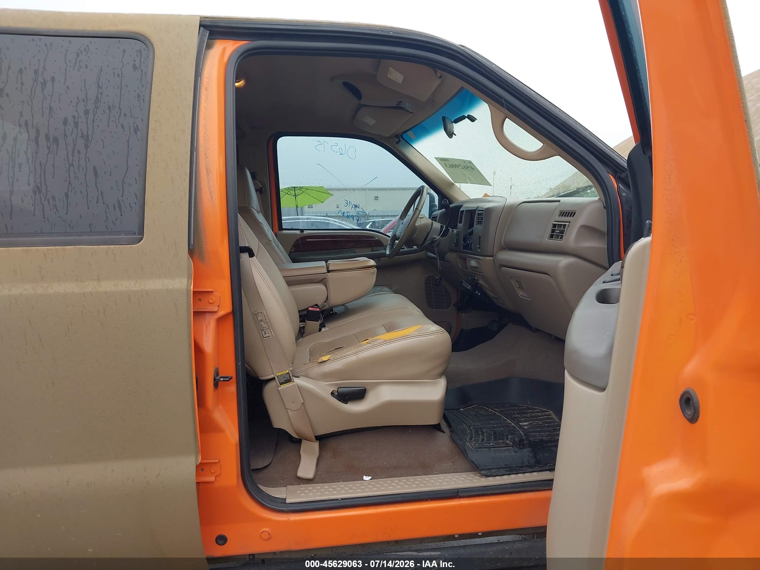 2001 Ford F-250 Lariat/xl/xlt Brown vin: 1FTNW21F81EC65532