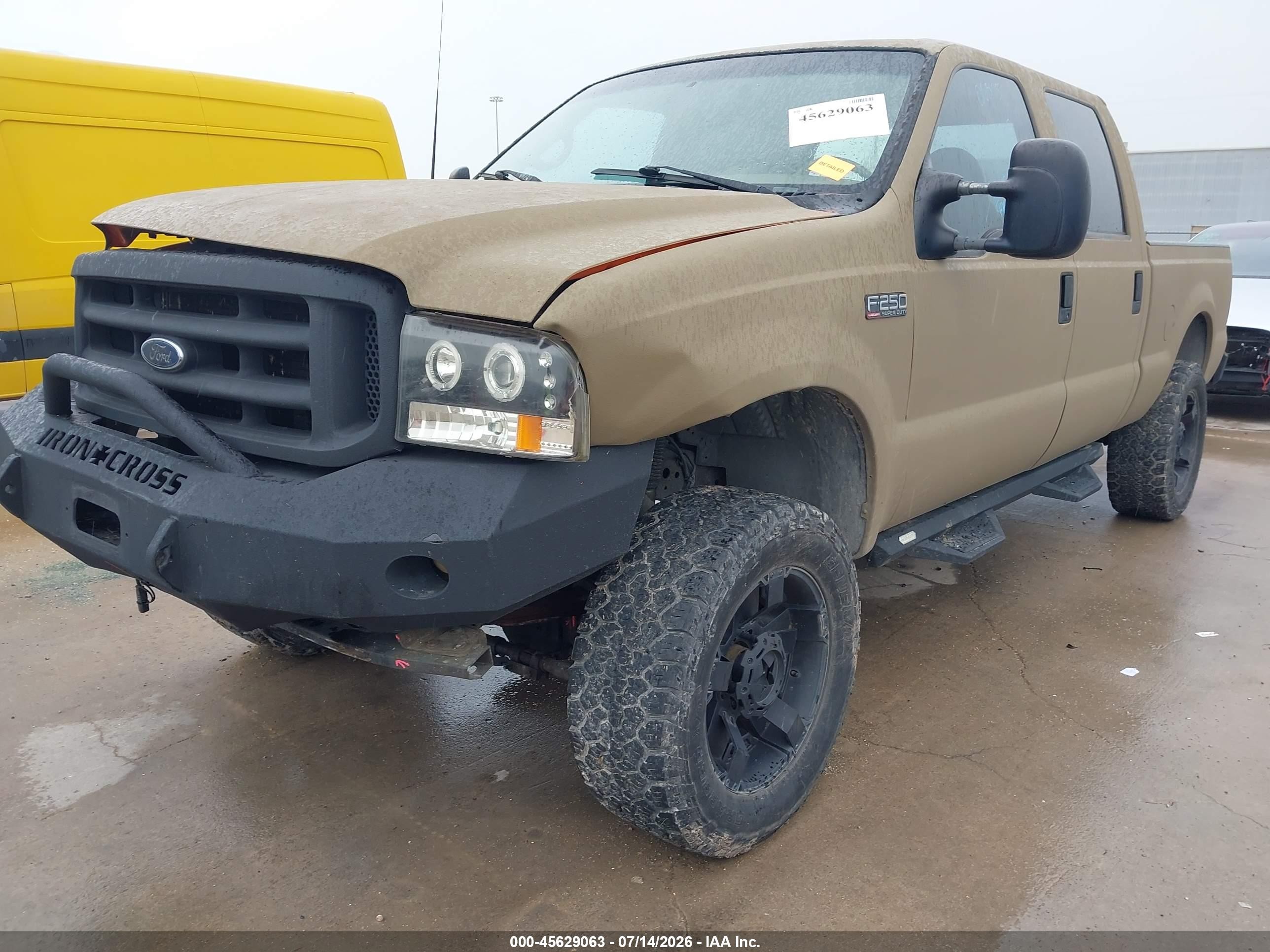 2001 Ford F-250 Lariat/xl/xlt Brown vin: 1FTNW21F81EC65532