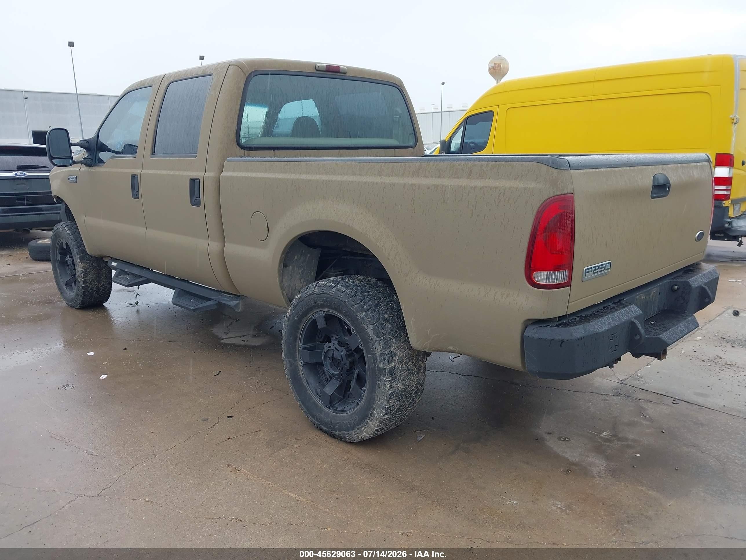 2001 Ford F-250 Lariat/xl/xlt Brown vin: 1FTNW21F81EC65532