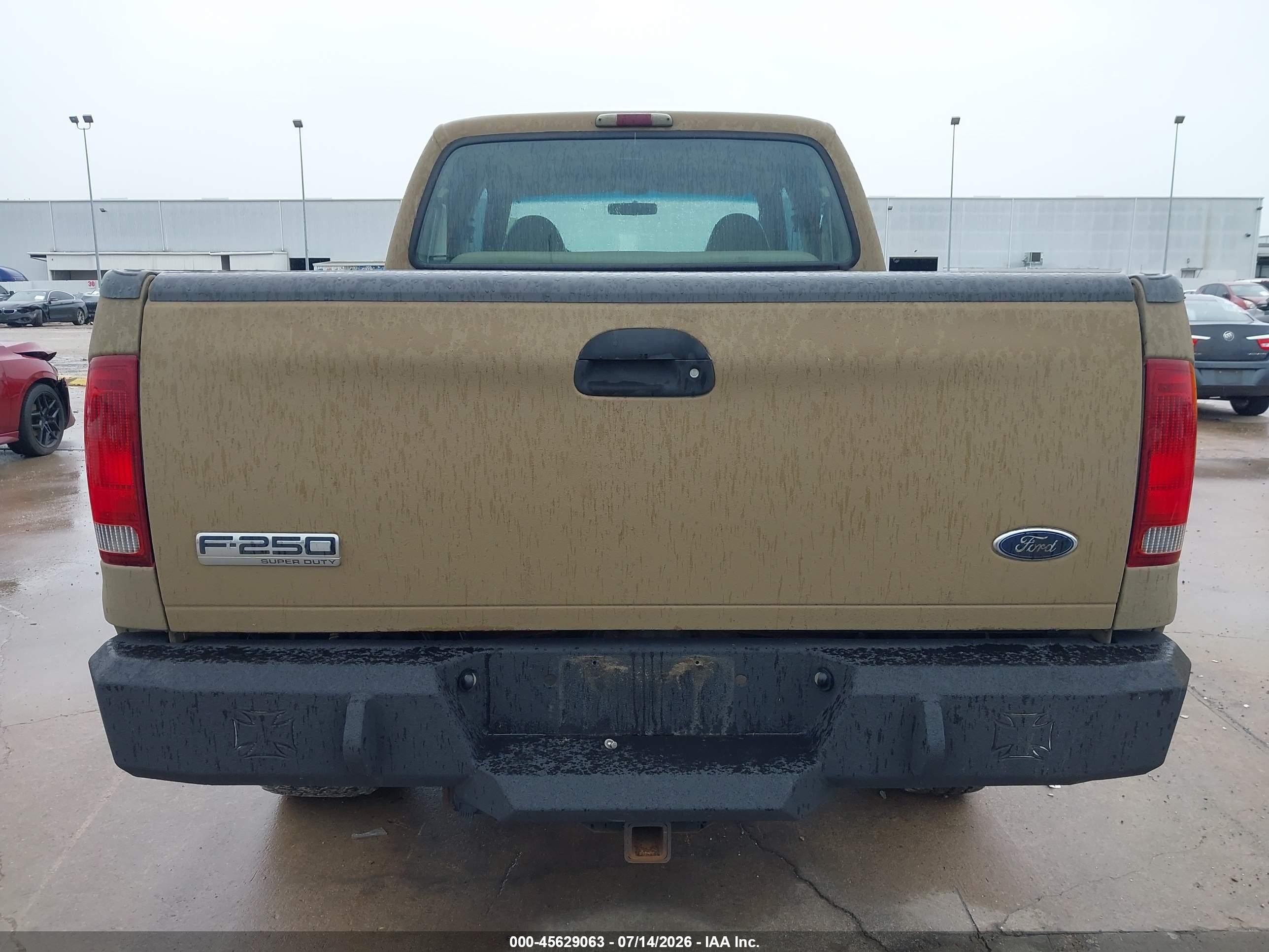 2001 Ford F-250 Lariat/xl/xlt Brown vin: 1FTNW21F81EC65532
