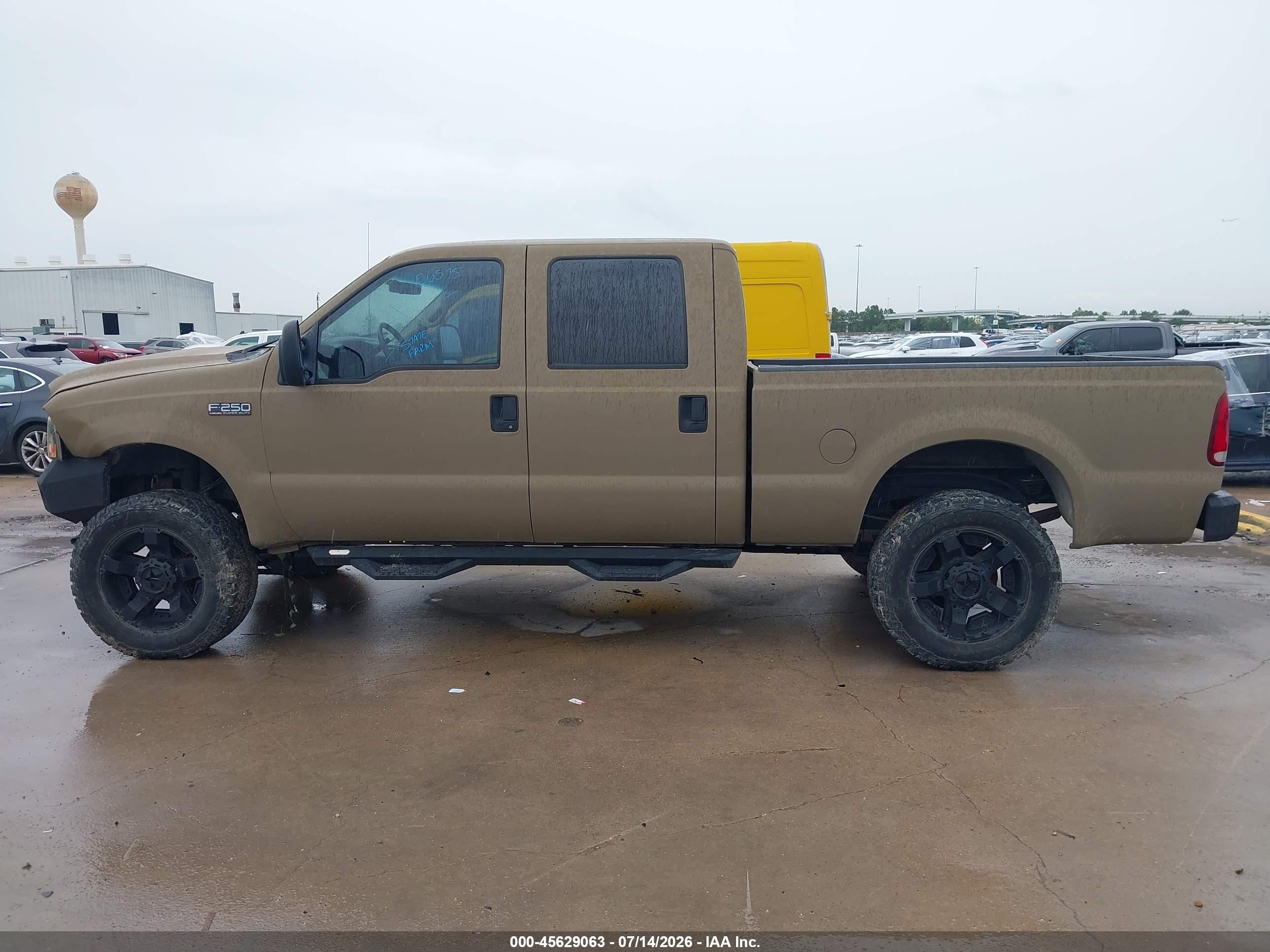 2001 Ford F-250 Lariat/xl/xlt Brown vin: 1FTNW21F81EC65532