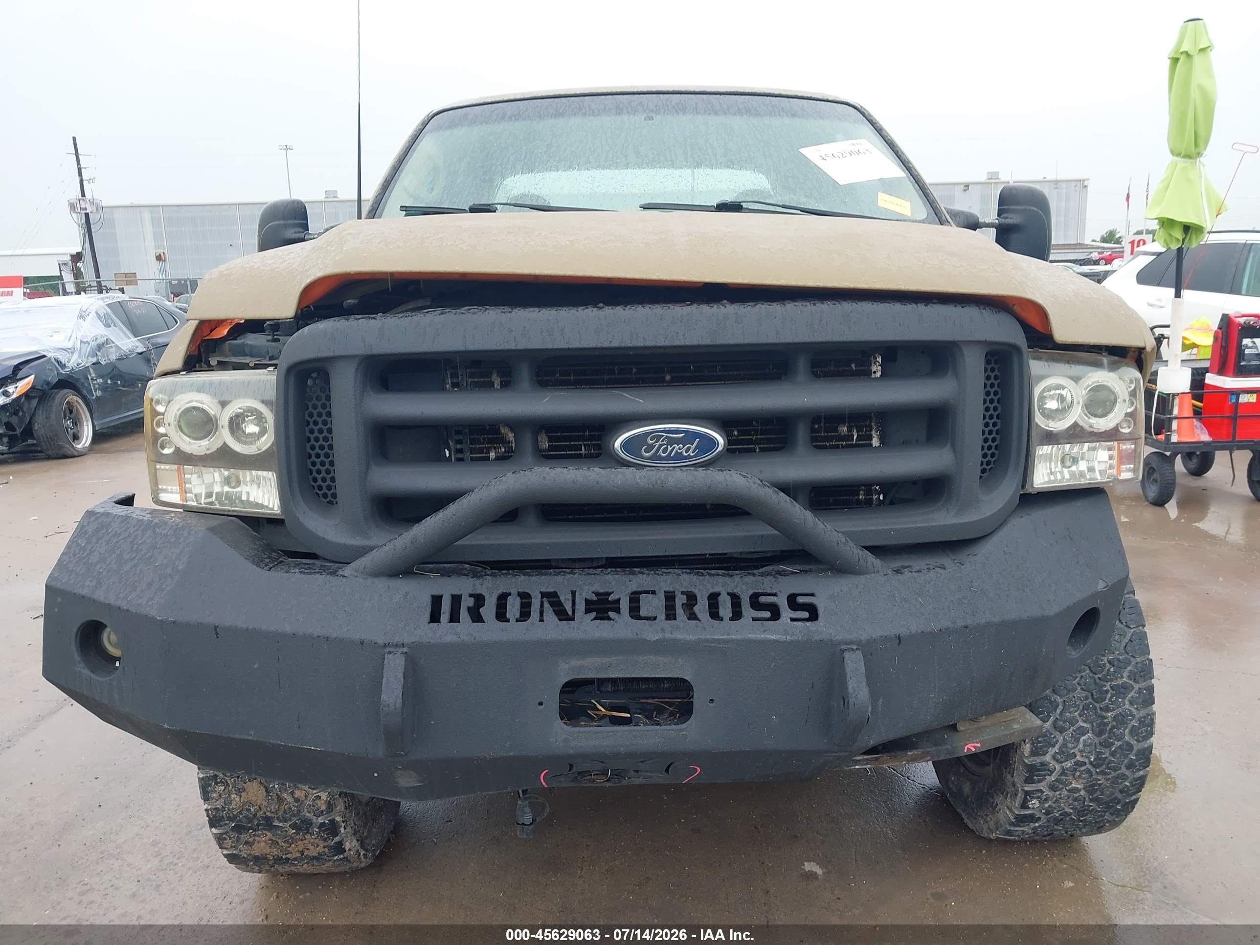 2001 Ford F-250 Lariat/xl/xlt Brown vin: 1FTNW21F81EC65532