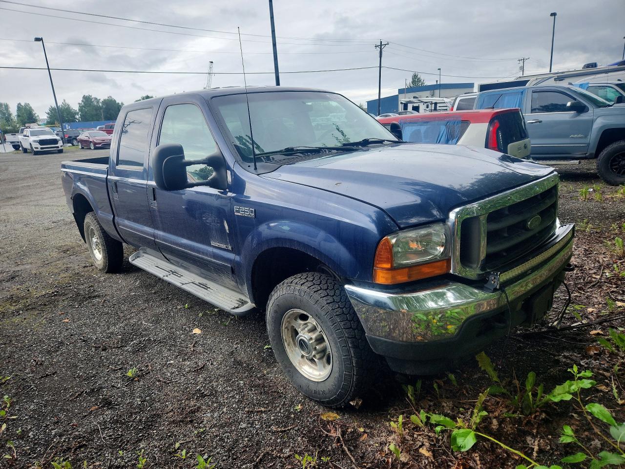 2001 Ford F250 Super Duty Blue vin: 1FTNW21F81ED28371