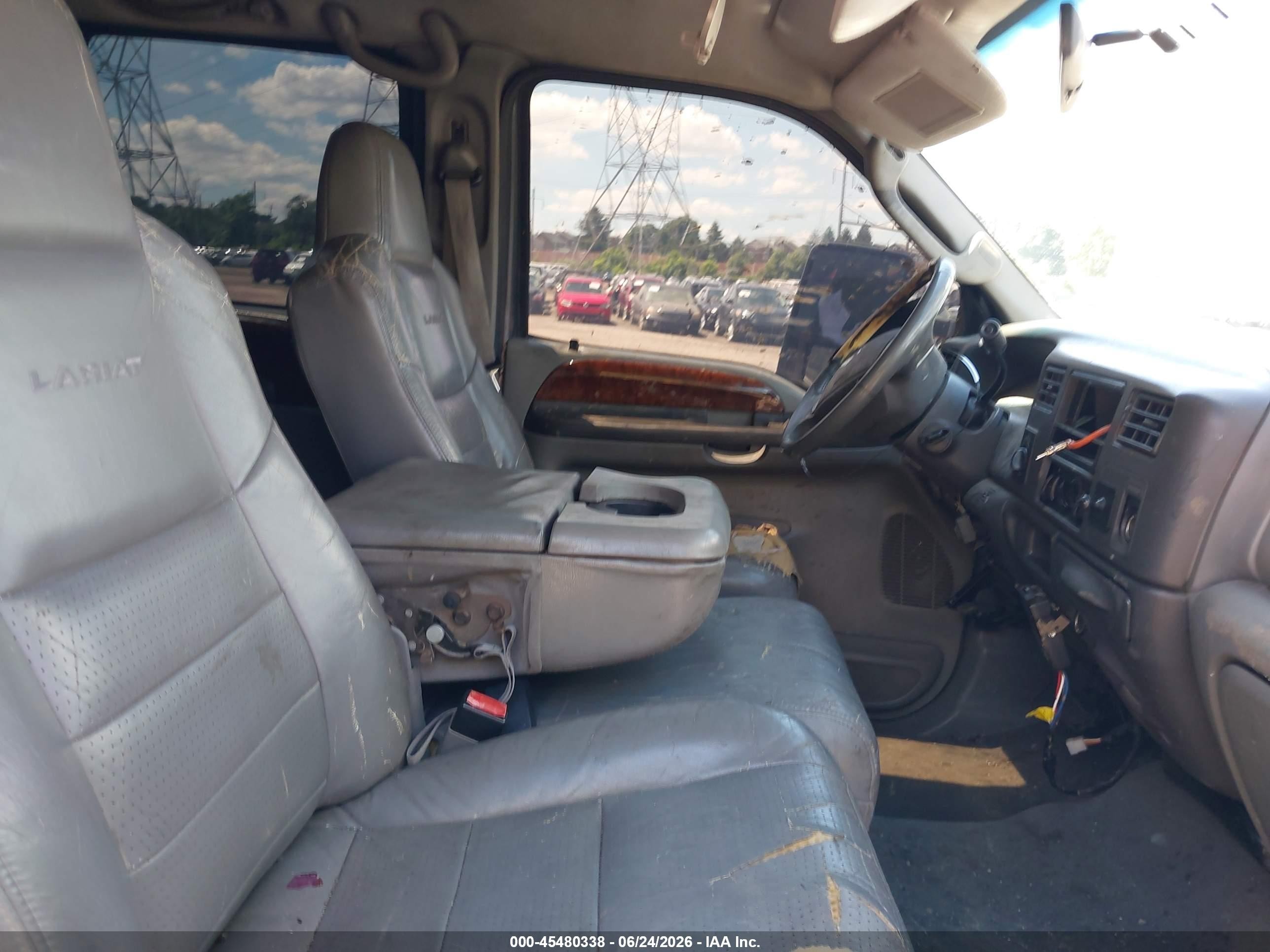 2003 Ford F-250 Lariat/xl/xlt Brown vin: 1FTNW21F83EB30585