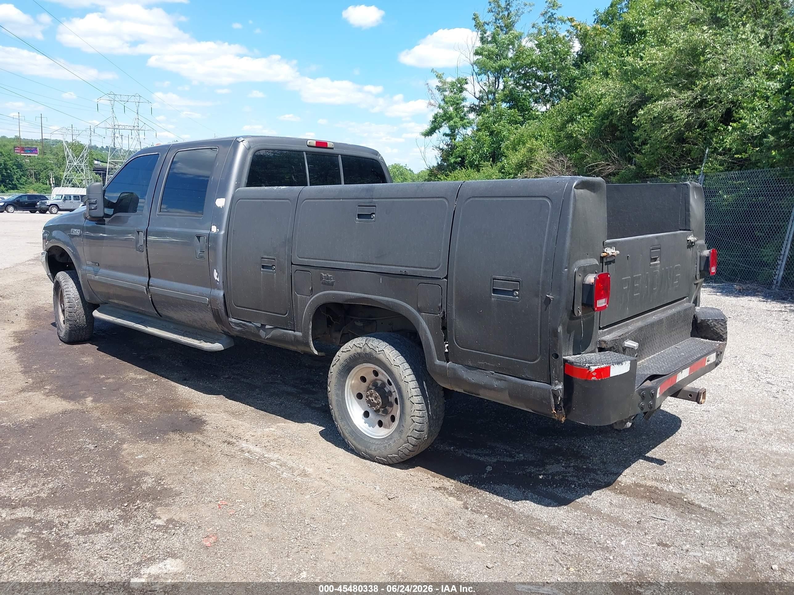 2003 Ford F-250 Lariat/xl/xlt Brown vin: 1FTNW21F83EB30585