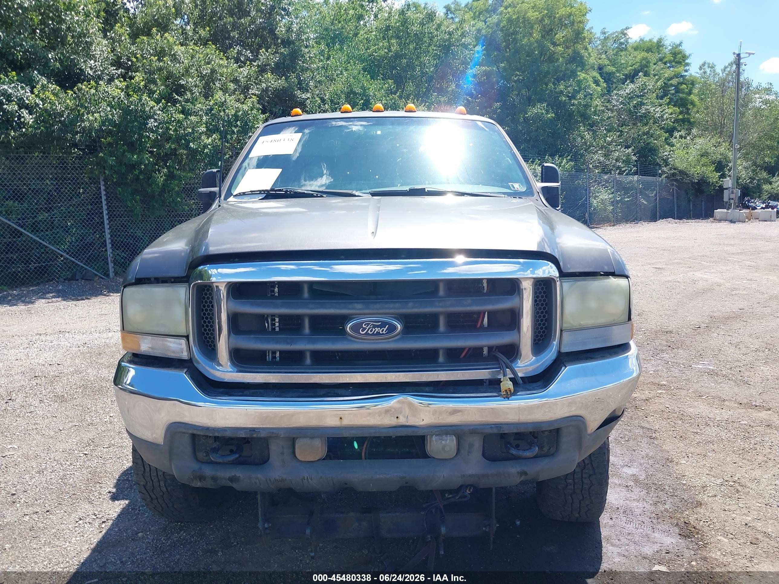 2003 Ford F-250 Lariat/xl/xlt Brown vin: 1FTNW21F83EB30585