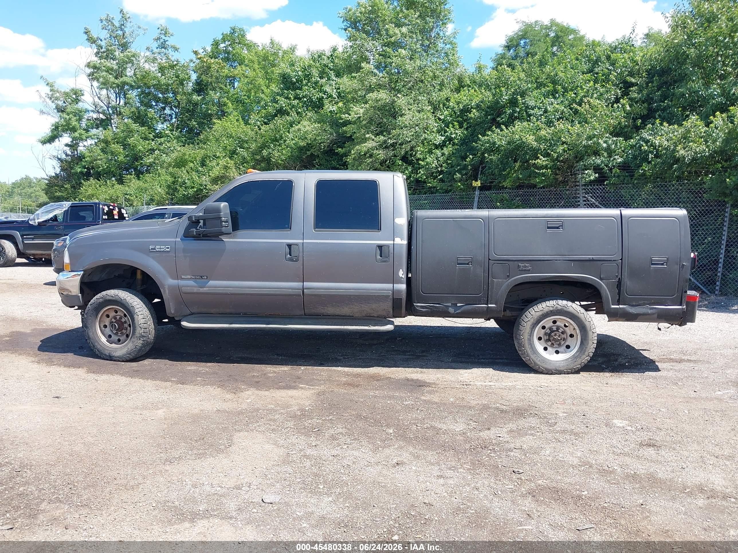 2003 Ford F-250 Lariat/xl/xlt Brown vin: 1FTNW21F83EB30585