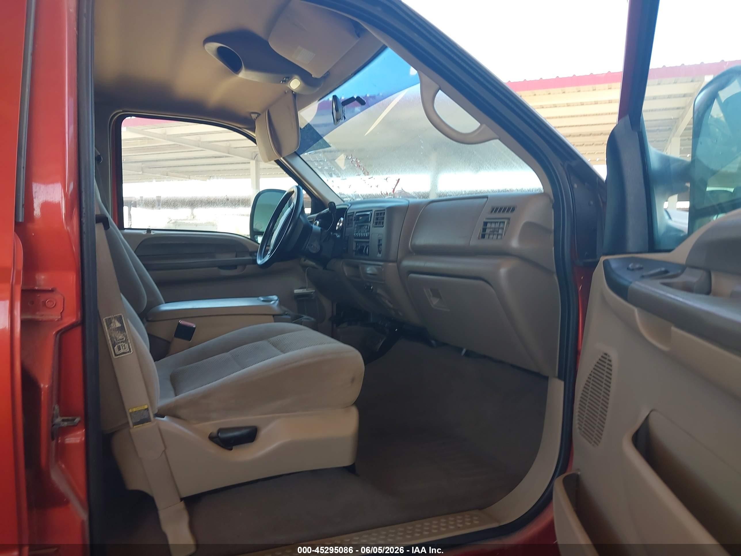 2001 Ford F-250 Lariat/xl/xlt Orange vin: 1FTNW21F91EC49033