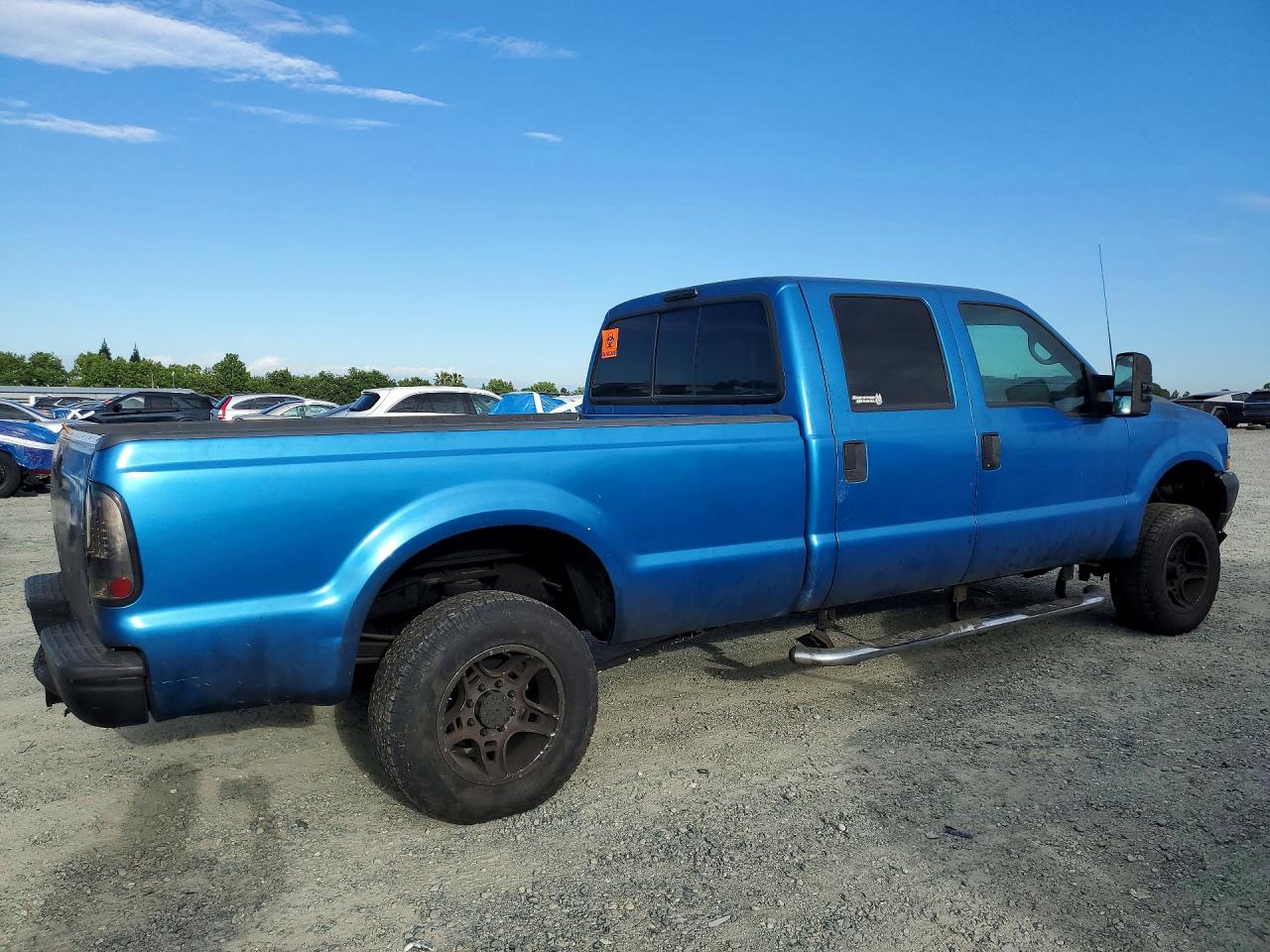 2001 Ford F250 Super Duty Blue vin: 1FTNW21F91ED24376
