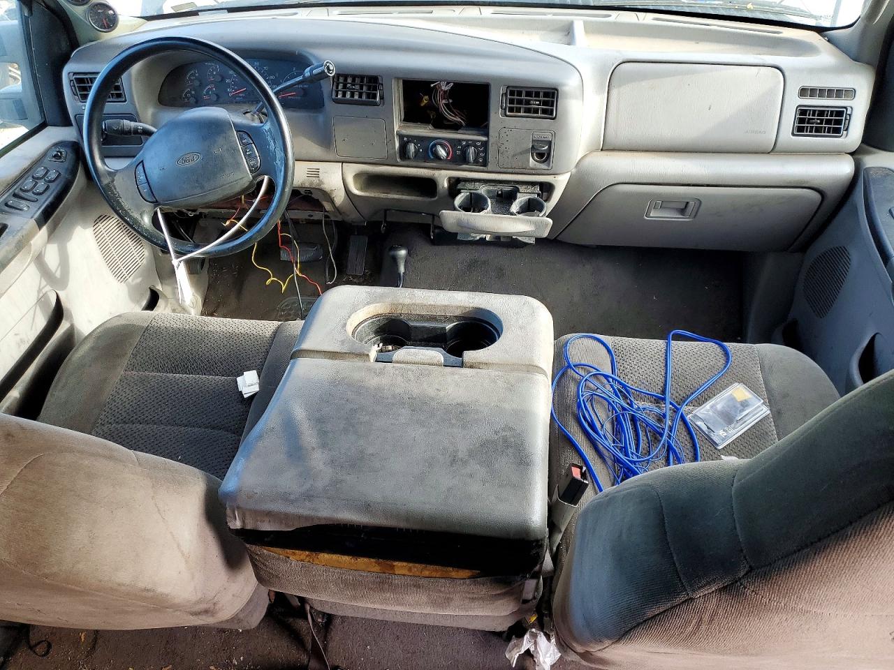 2001 Ford F250 Super Duty Blue vin: 1FTNW21F91ED24376