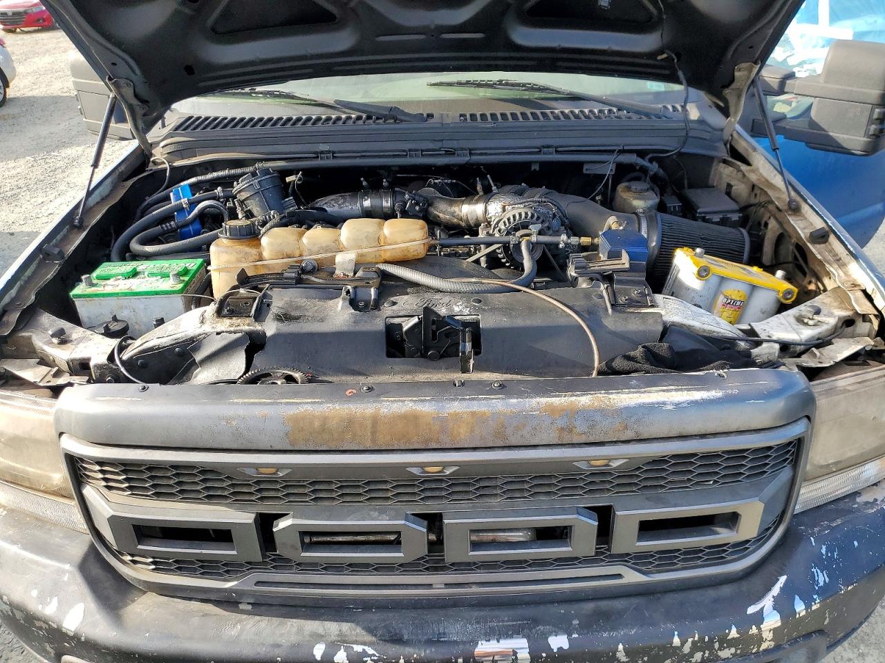 2001 Ford F250 Super Duty Blue vin: 1FTNW21F91ED24376