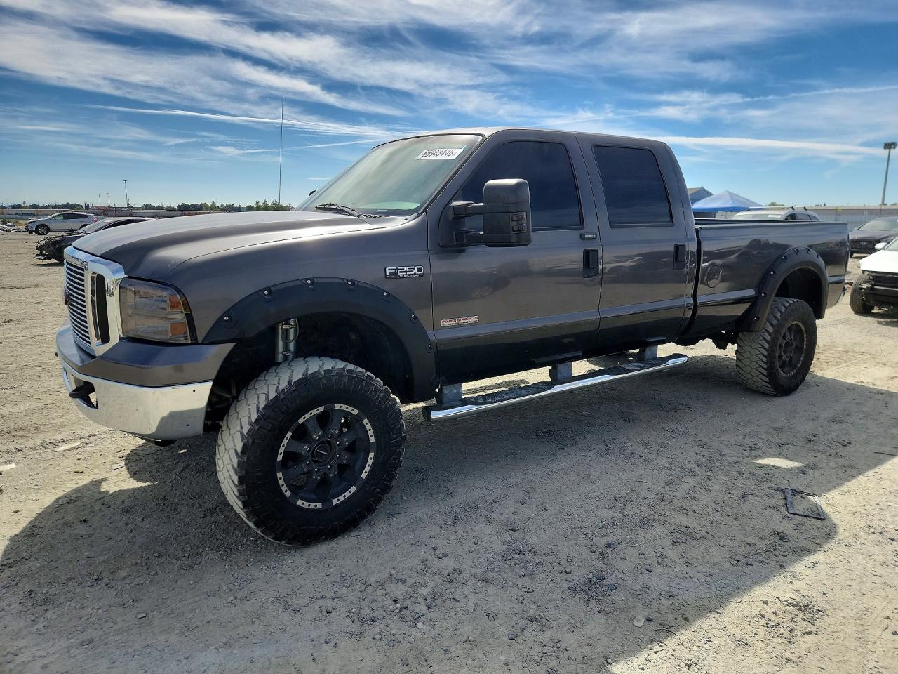 2002 Ford F250 Super Duty Gray vin: 1FTNW21F92EB86324