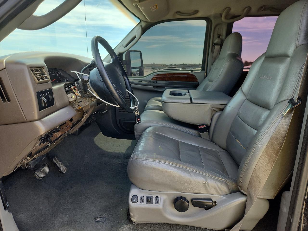 2002 Ford F250 Super Duty Gray vin: 1FTNW21F92EB86324