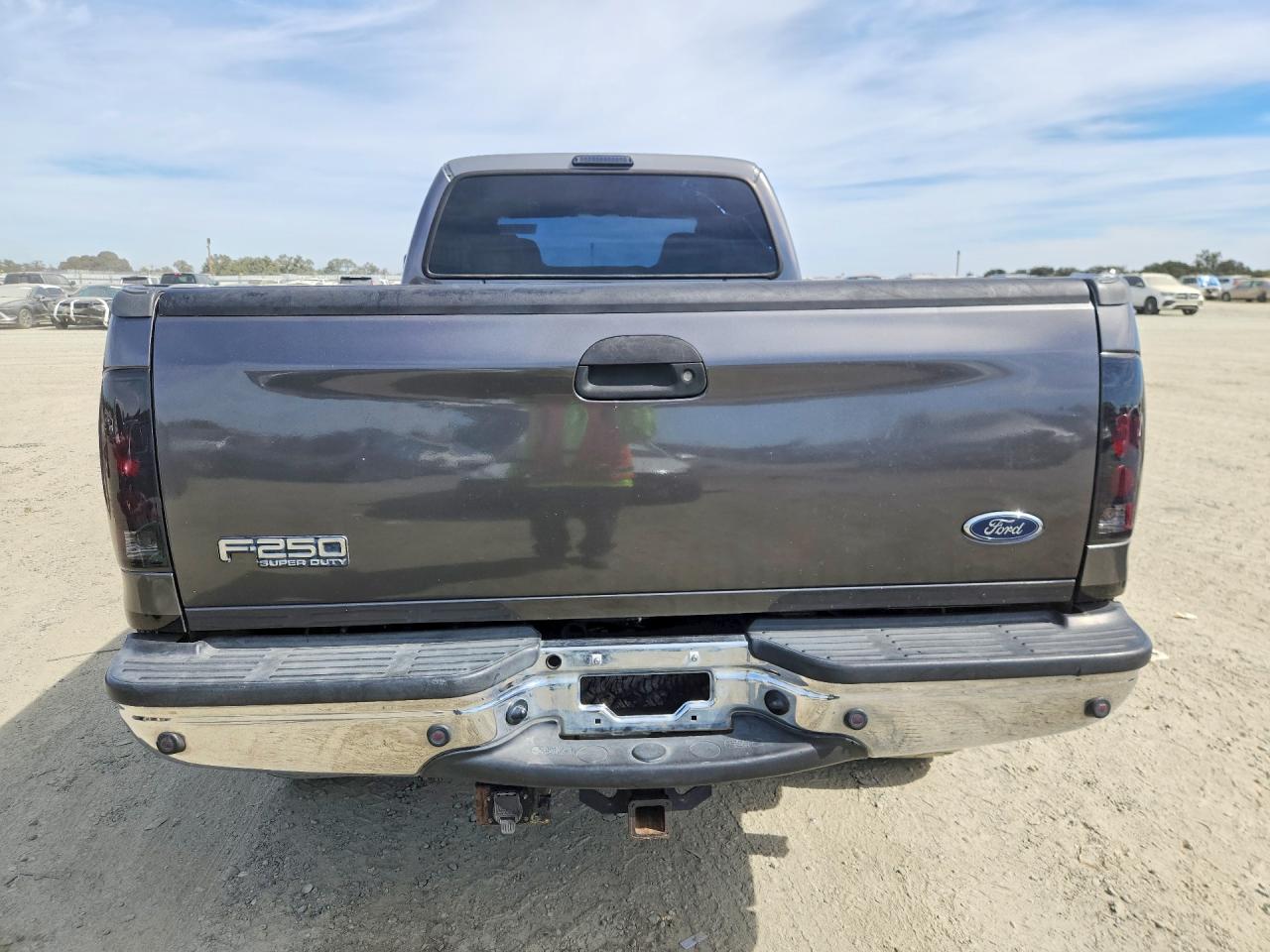 2002 Ford F250 Super Duty Gray vin: 1FTNW21F92EB86324