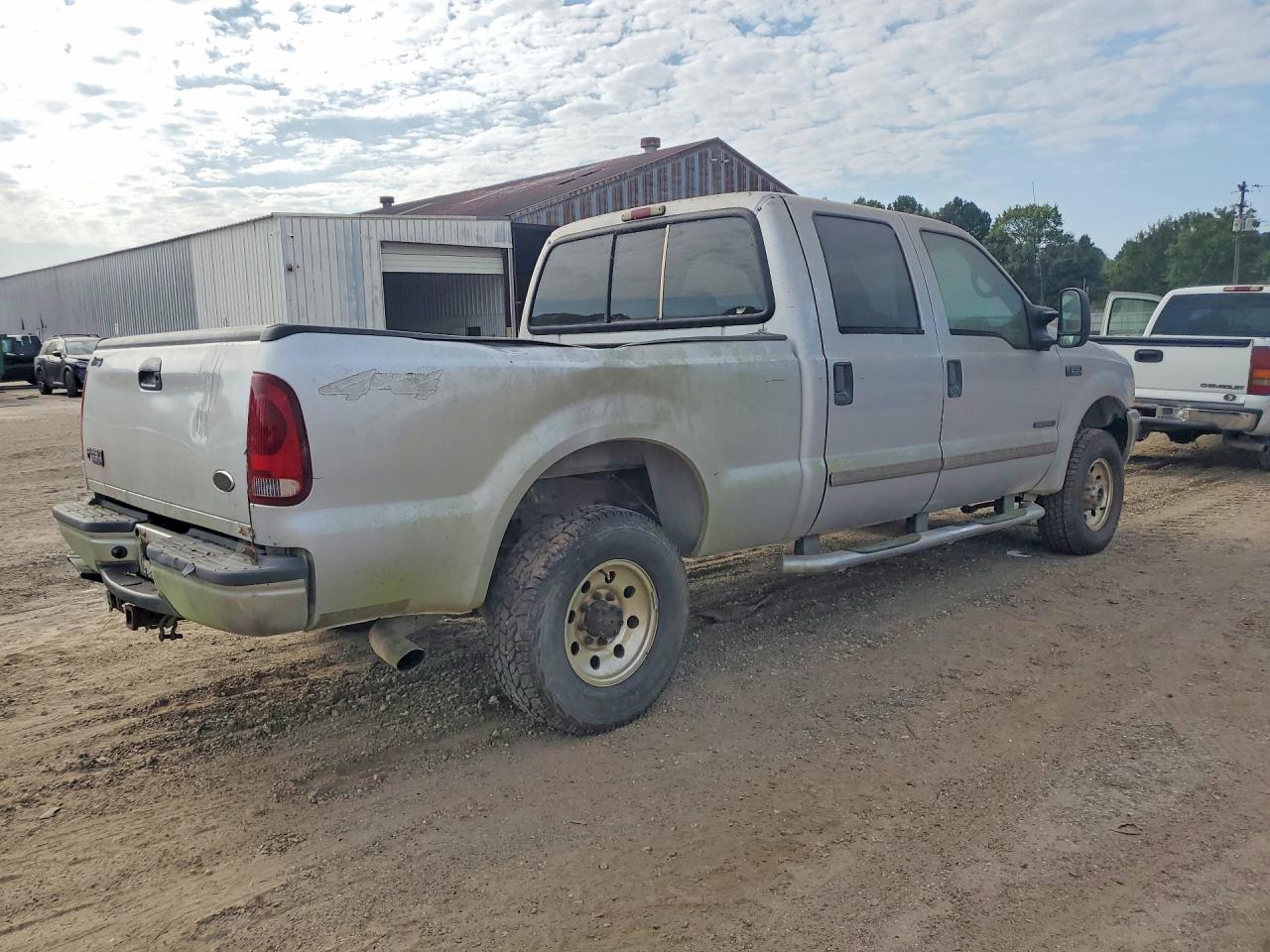 2002 Ford F250 Super Duty Silver vin: 1FTNW21F92ED18675