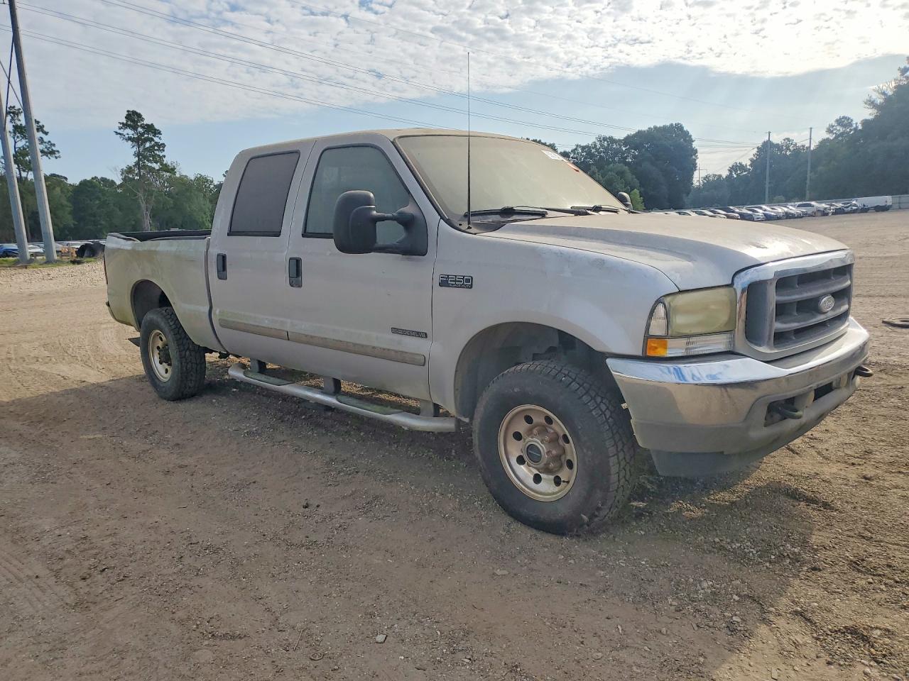 2002 Ford F250 Super Duty Silver vin: 1FTNW21F92ED18675