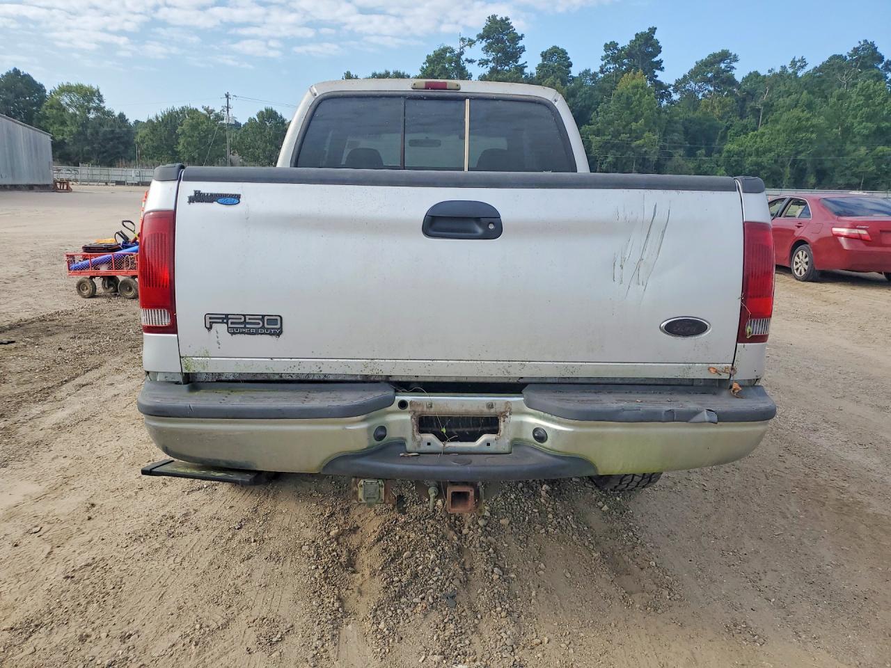 2002 Ford F250 Super Duty Silver vin: 1FTNW21F92ED18675