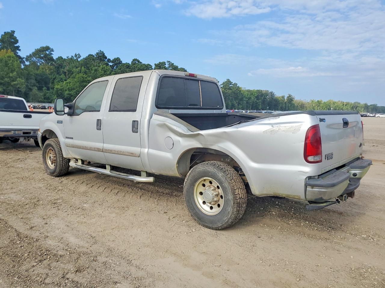 2002 Ford F250 Super Duty Silver vin: 1FTNW21F92ED18675