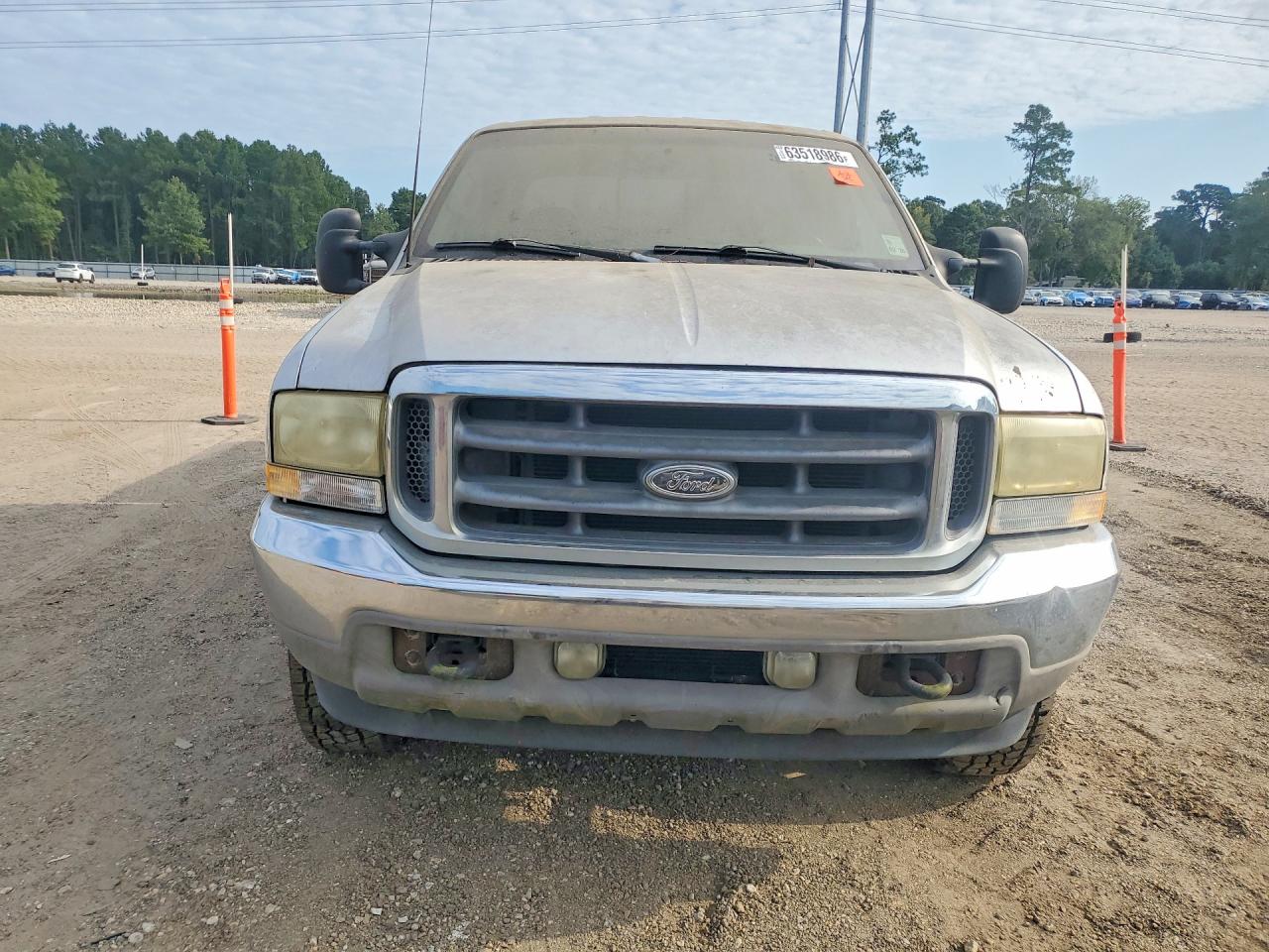 2002 Ford F250 Super Duty Silver vin: 1FTNW21F92ED18675