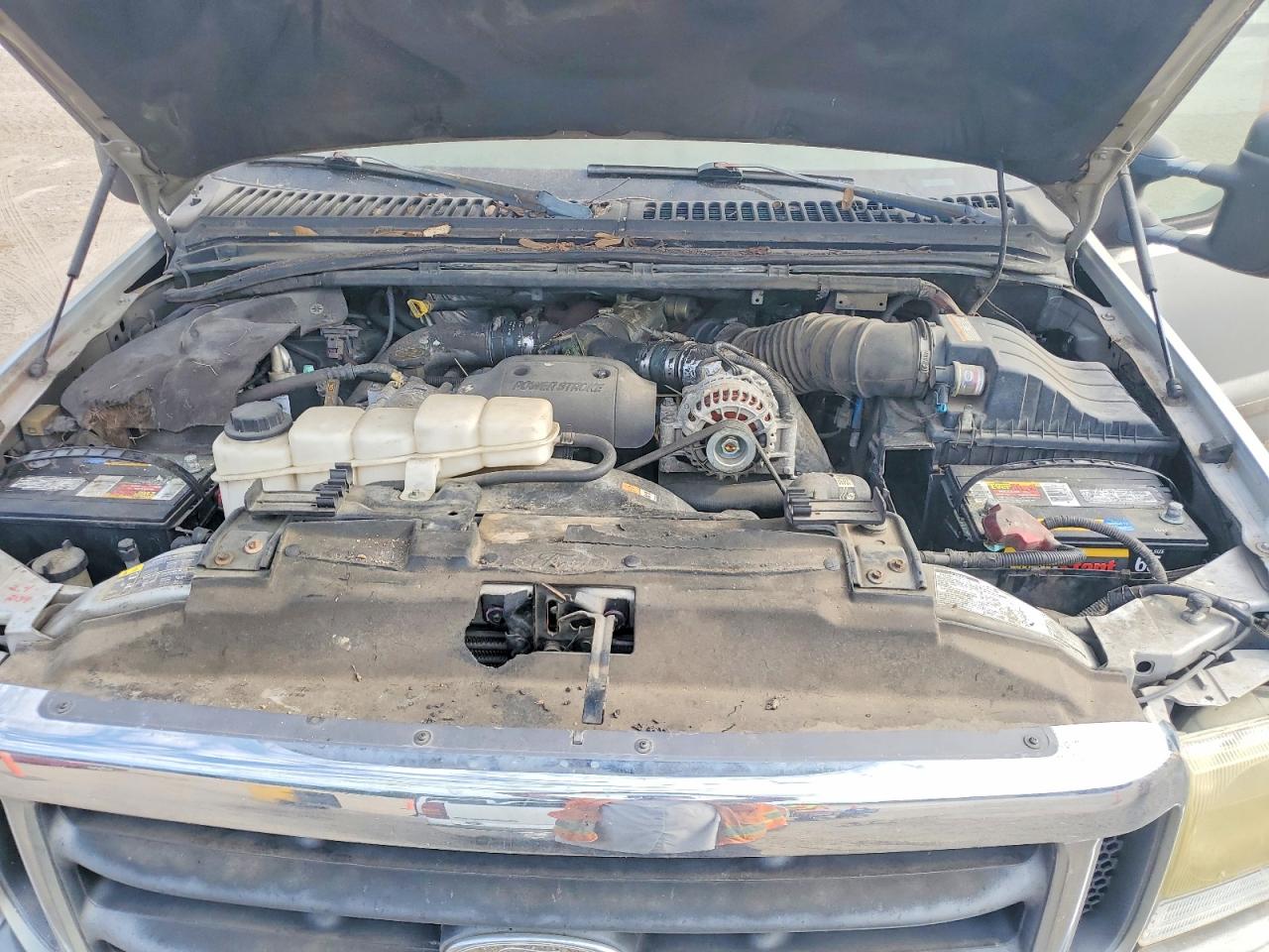 2002 Ford F250 Super Duty Silver vin: 1FTNW21F92ED18675