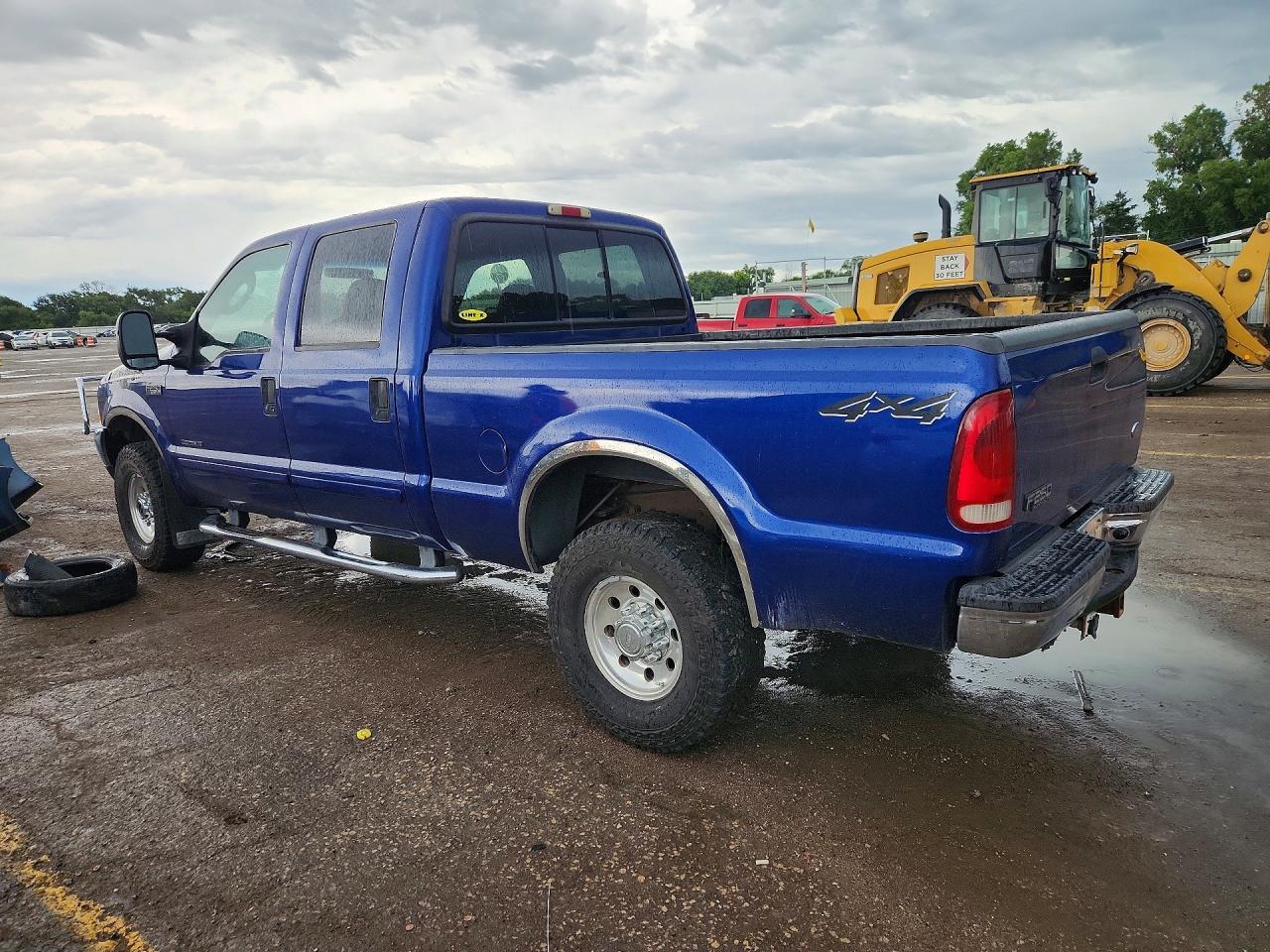 2003 Ford F250 Super Duty Blue vin: 1FTNW21F93EA07166