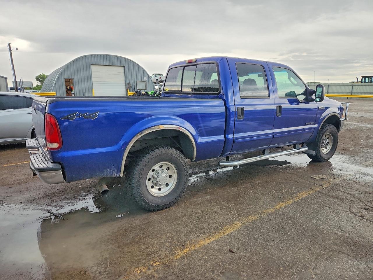 2003 Ford F250 Super Duty Blue vin: 1FTNW21F93EA07166