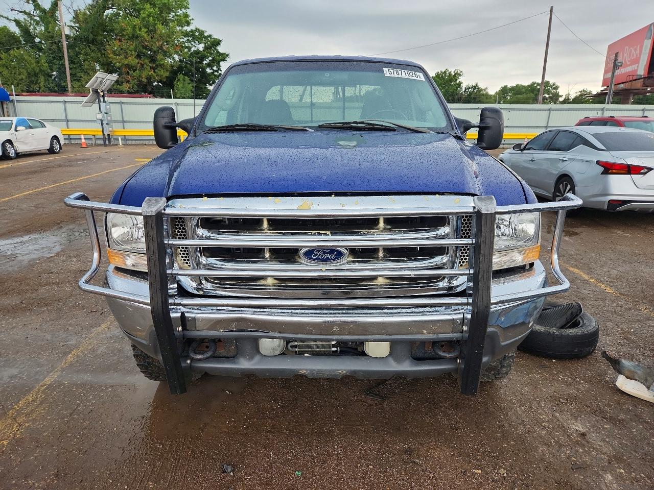 2003 Ford F250 Super Duty Blue vin: 1FTNW21F93EA07166