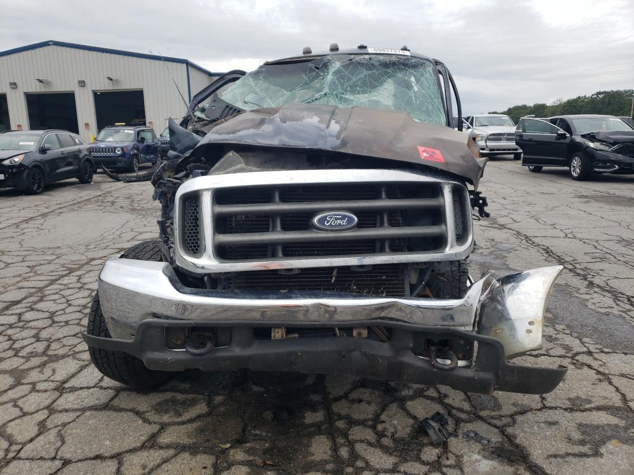 2000 Ford F250 Super Duty Blue vin: 1FTNW21F9YEE38436