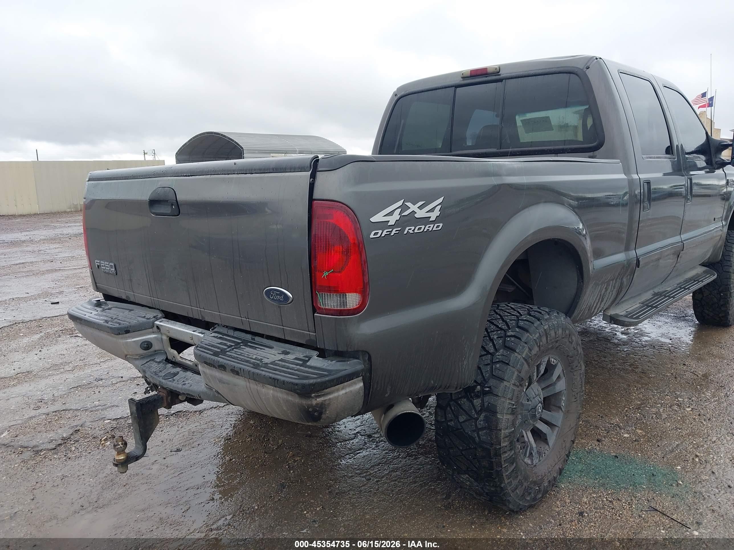2002 Ford F-250 Lariat/xl/xlt Gray vin: 1FTNW21FX2EB67488