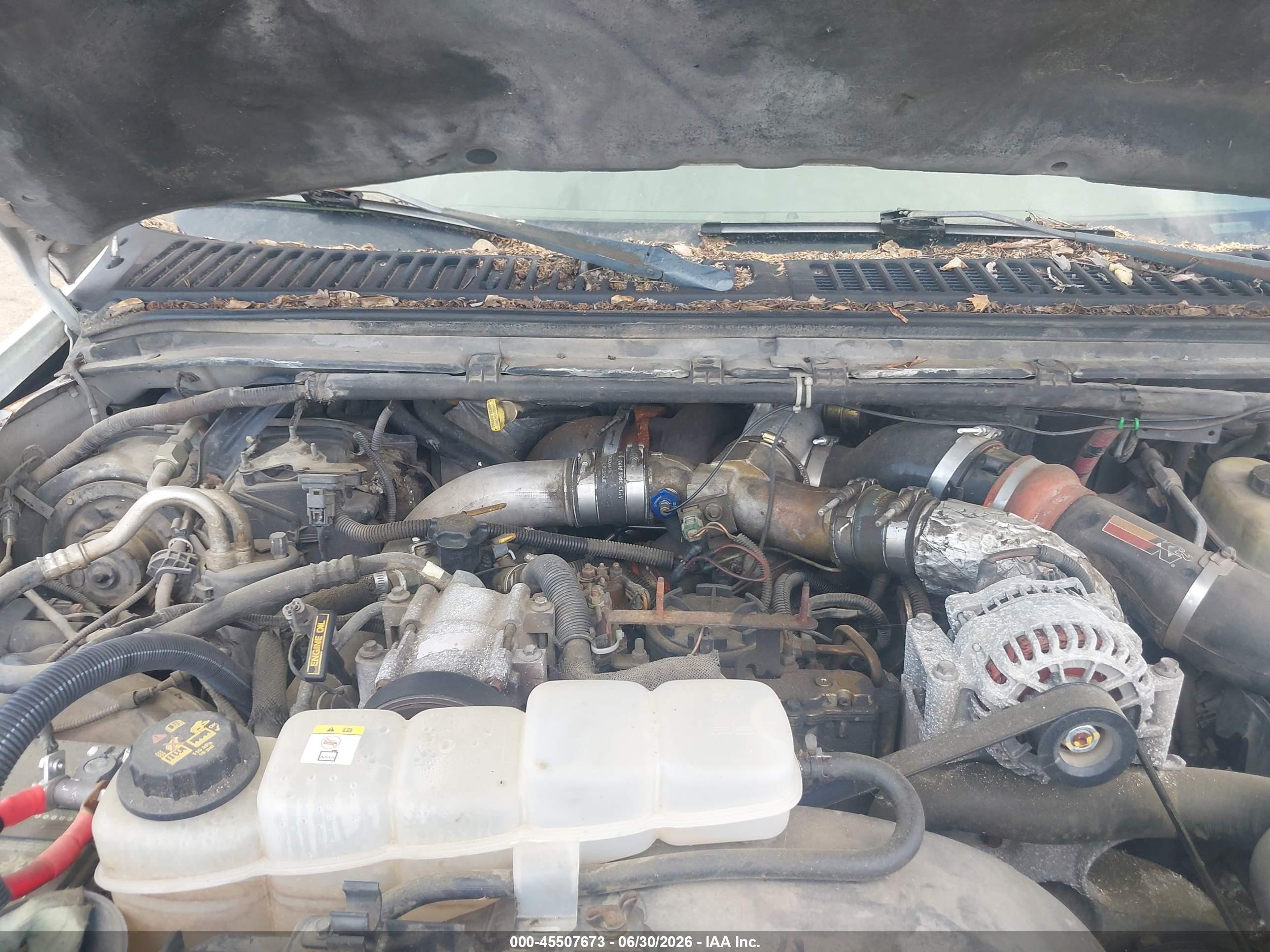 2002 Ford F-250 Lariat/xl/xlt White vin: 1FTNW21FX2ED05188