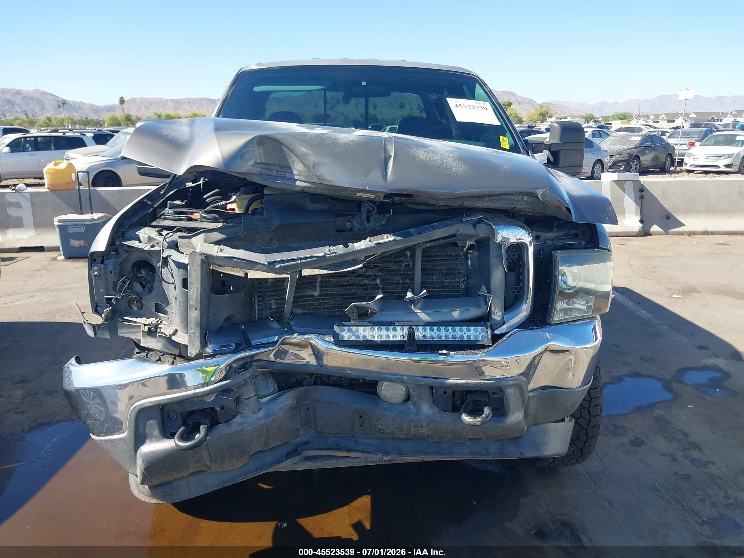 2002 Ford F-250 Lariat/xl/xlt Серый vin: 1FTNW21FX2ED44301