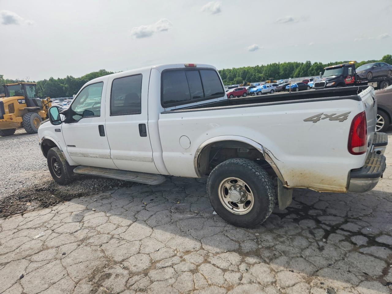2003 Ford F250 Super Duty White vin: 1FTNW21FX3EA73550