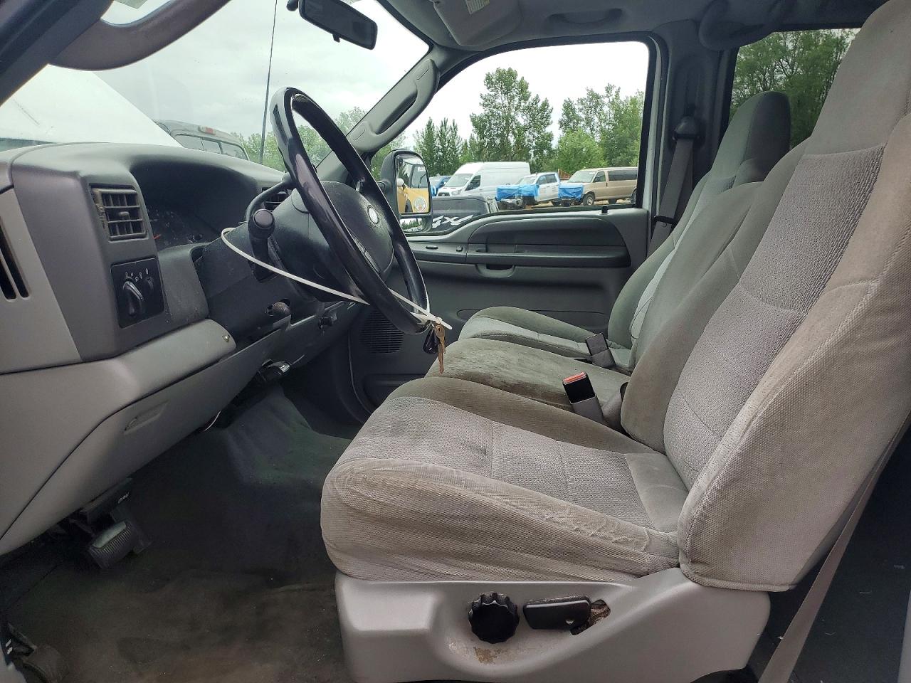 2003 Ford F250 Super Duty White vin: 1FTNW21L03ED52785