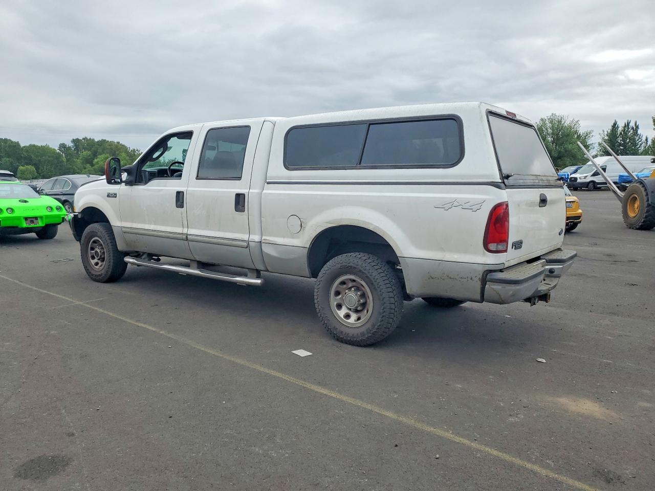 2003 Ford F250 Super Duty White vin: 1FTNW21L03ED52785