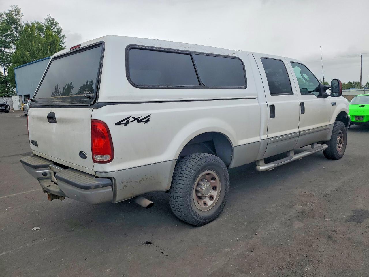 2003 Ford F250 Super Duty White vin: 1FTNW21L03ED52785